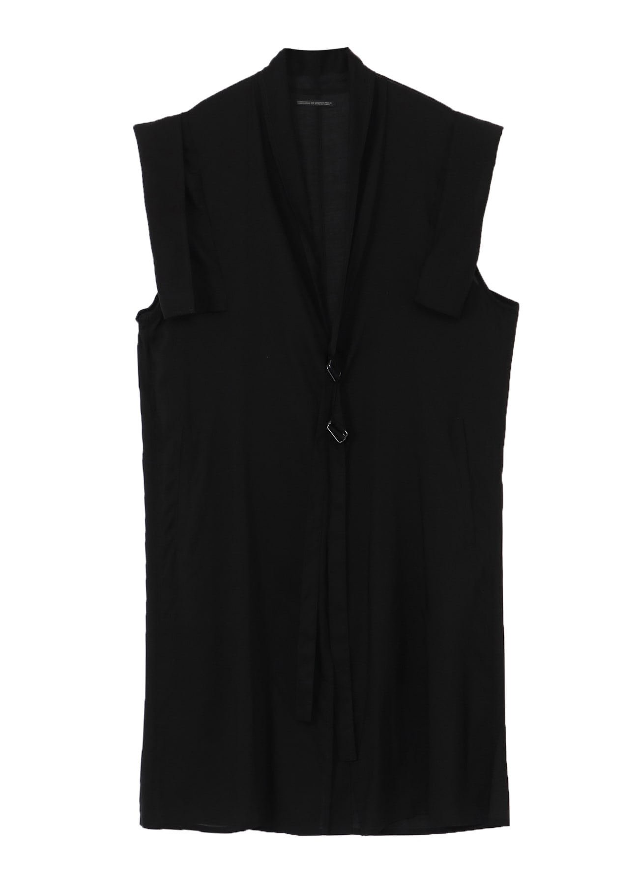 CELLULOSE DESIGNED SLEEVE LONG VEST