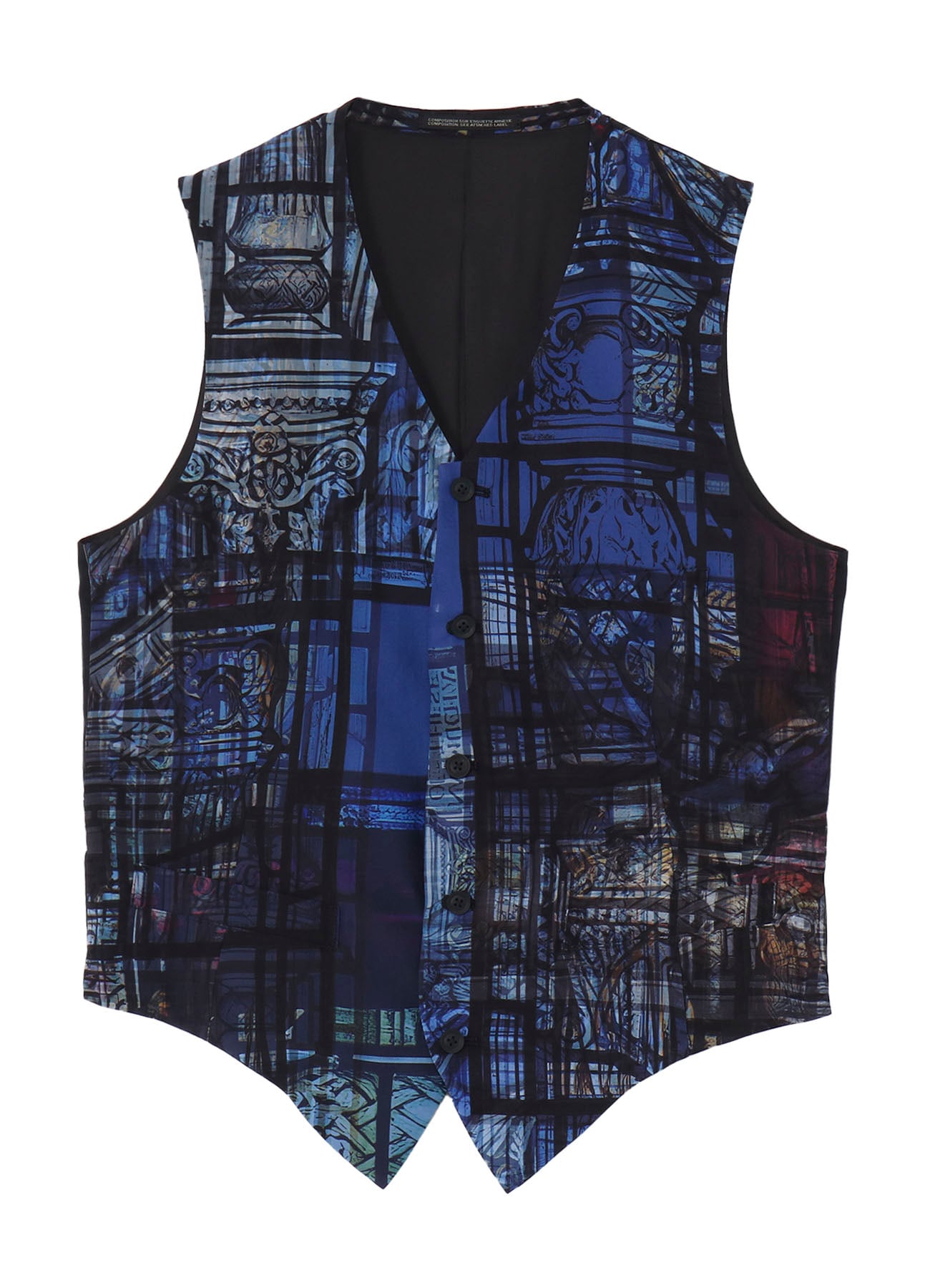 SEA MOTIF 5 BUTTONS VEST