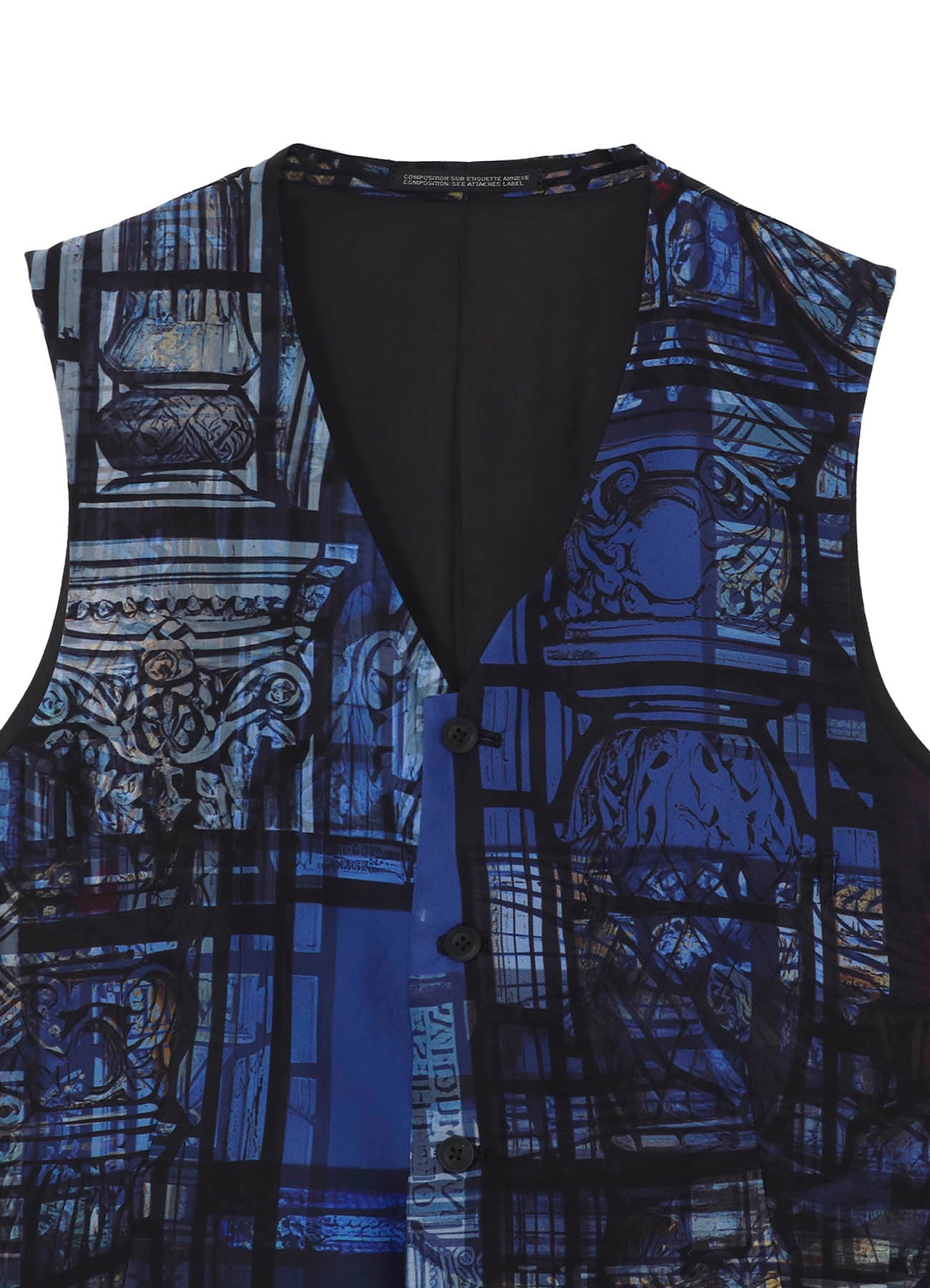 SEA MOTIF 5 BUTTONS VEST