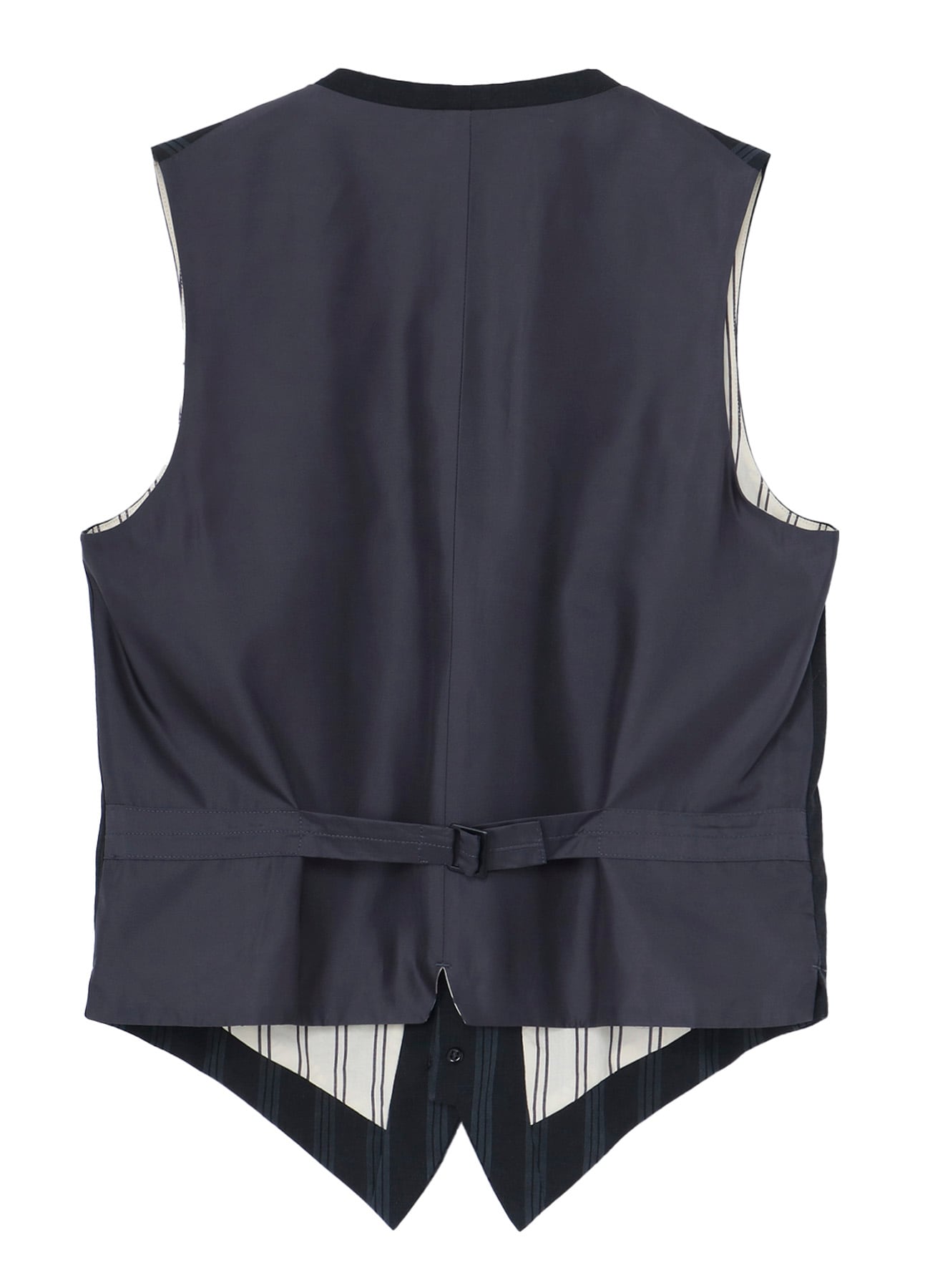 PIGMENT DYED STRIPE COTTON VEST