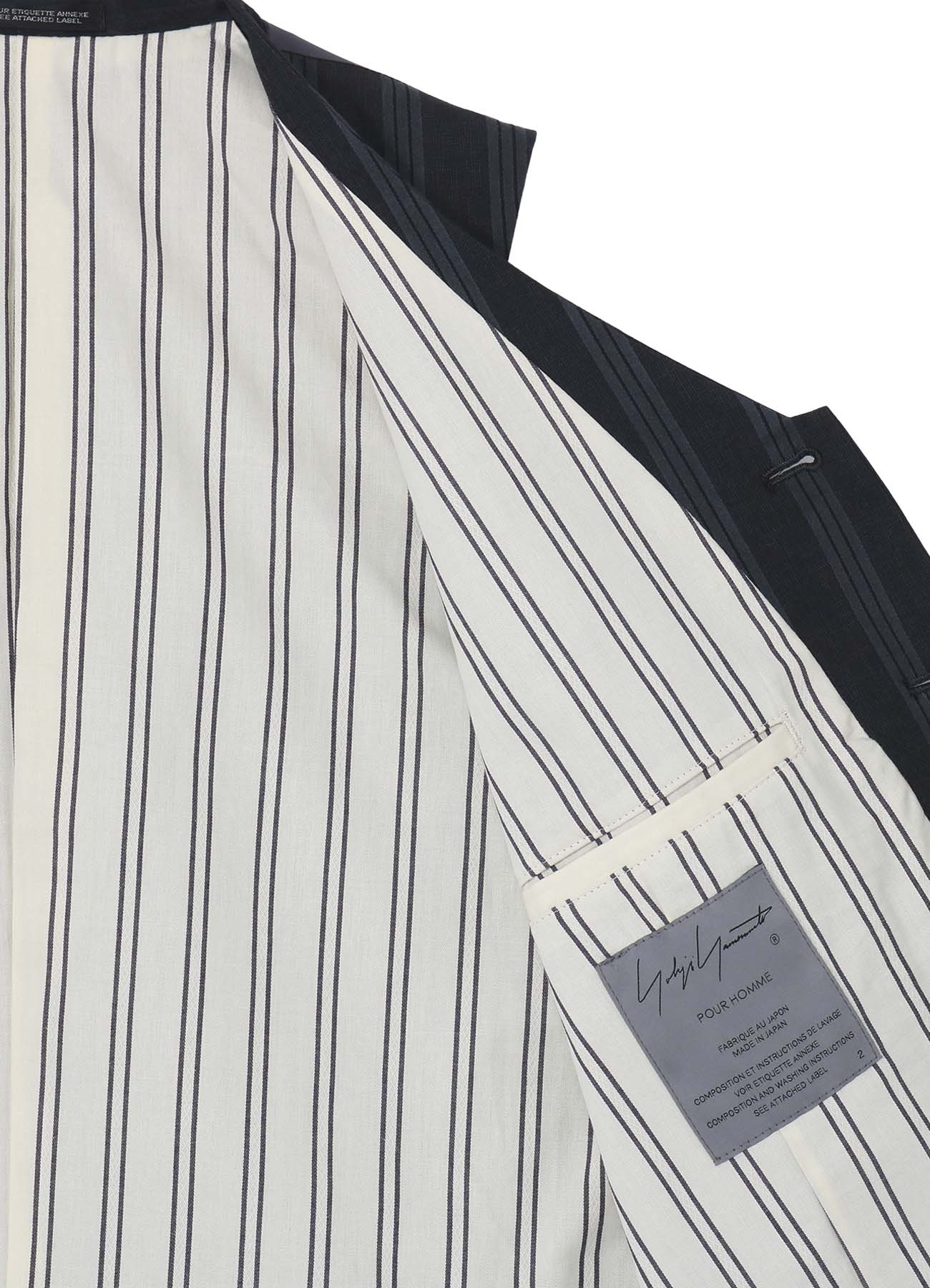 PIGMENT DYED STRIPE COTTON VEST