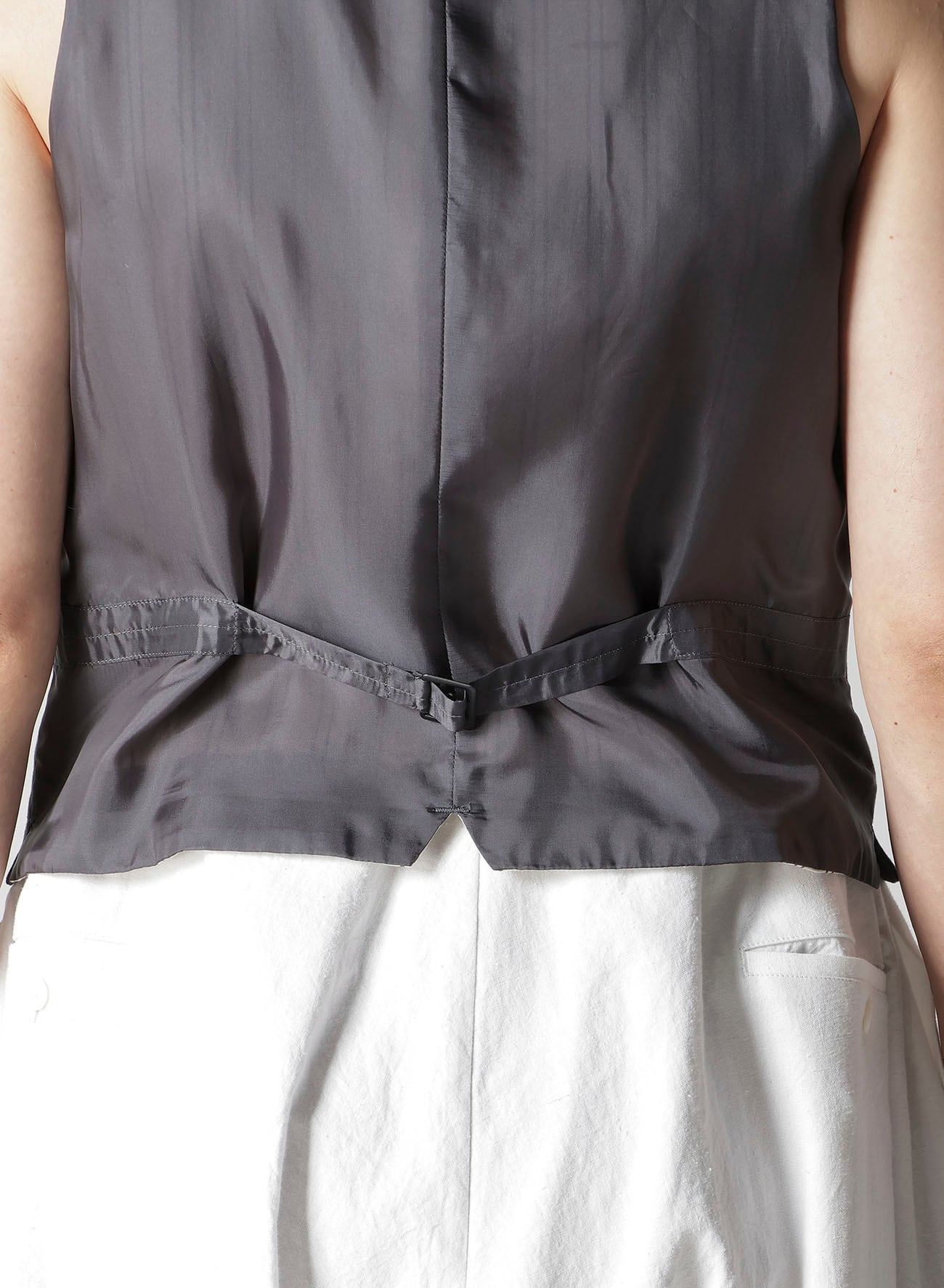 PIGMENT DYED STRIPE COTTON VEST