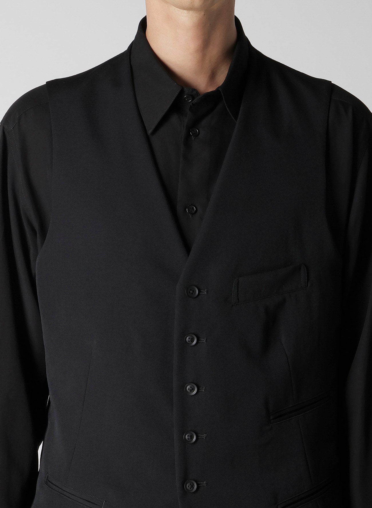 SUIT GABARDINE CDH 7BUTTONS VEST