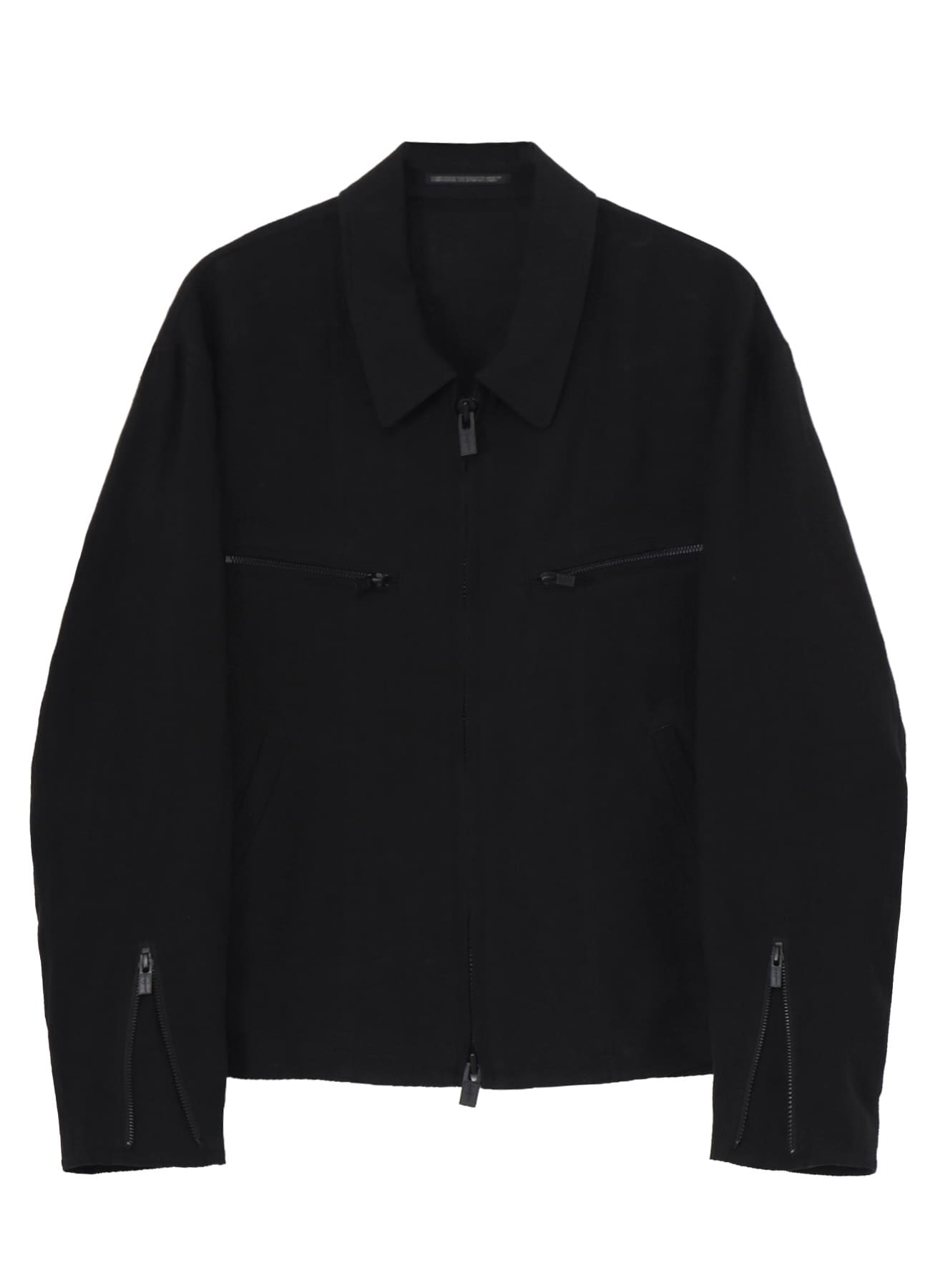 LINEN CLOTH ZIPPER BLOUSON