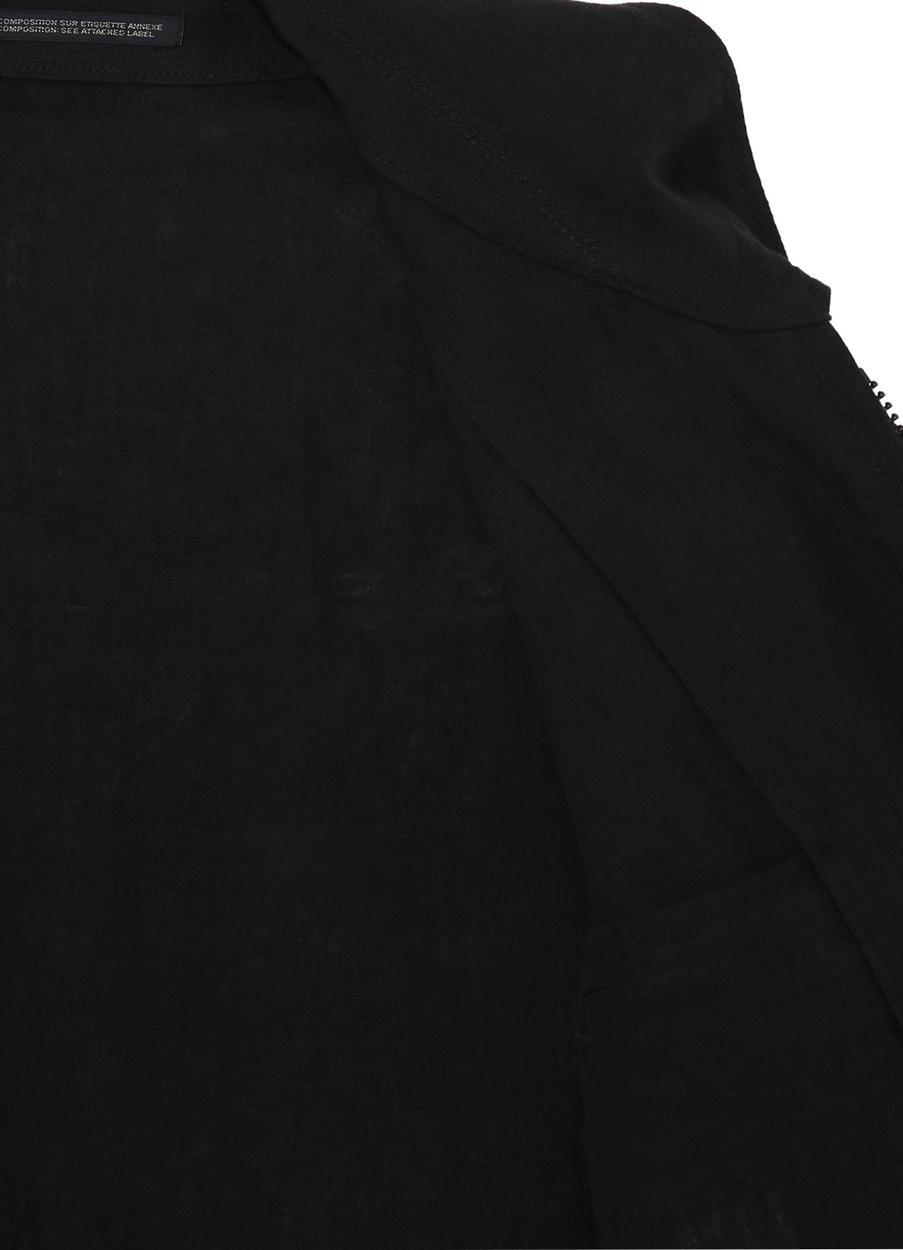 LINEN CLOTH ZIPPER BLOUSON