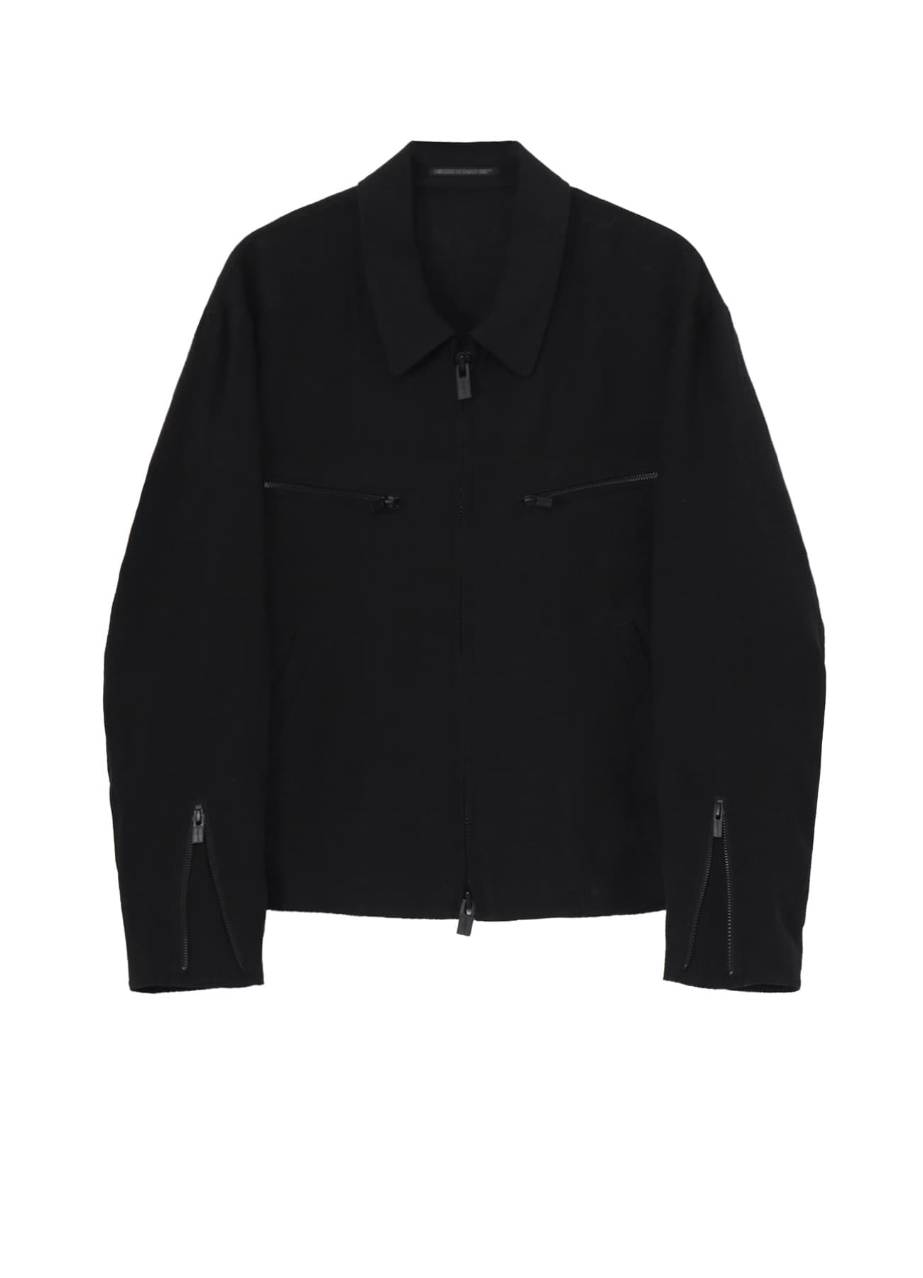 LINEN CLOTH ZIPPER BLOUSON