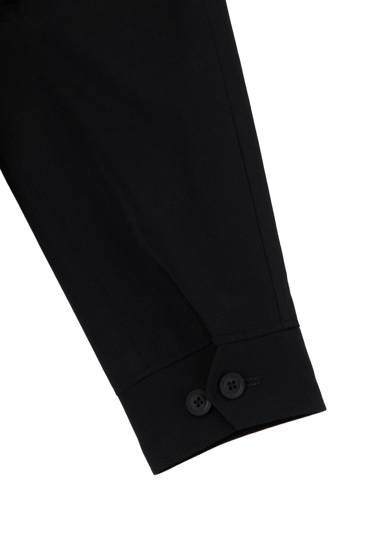 WOOL GABARDINE CUTWORK EMBROIDERY ZIPPER BLOUSON