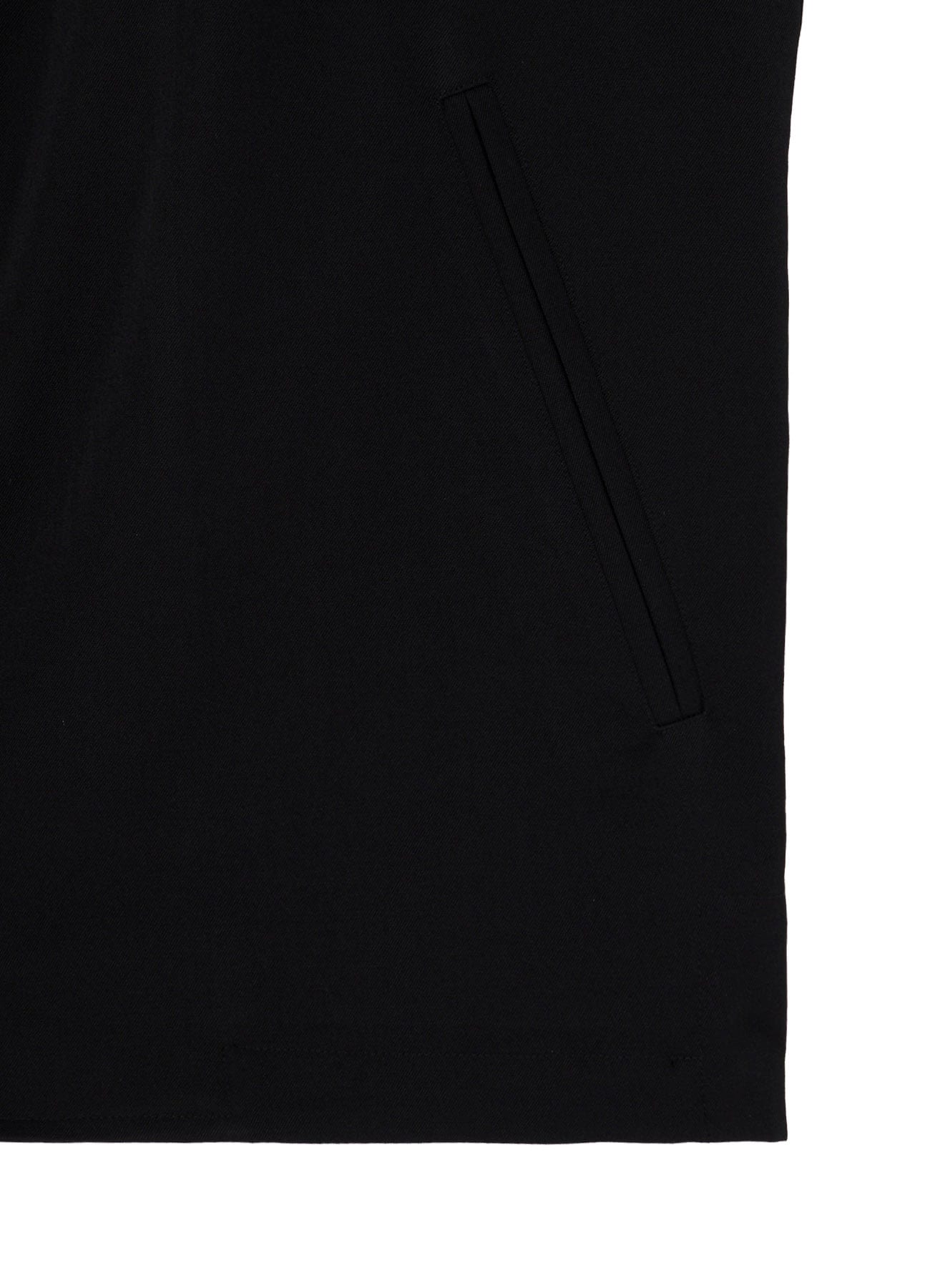 WOOL GABARDINE CUTWORK EMBROIDERY ZIPPER BLOUSON