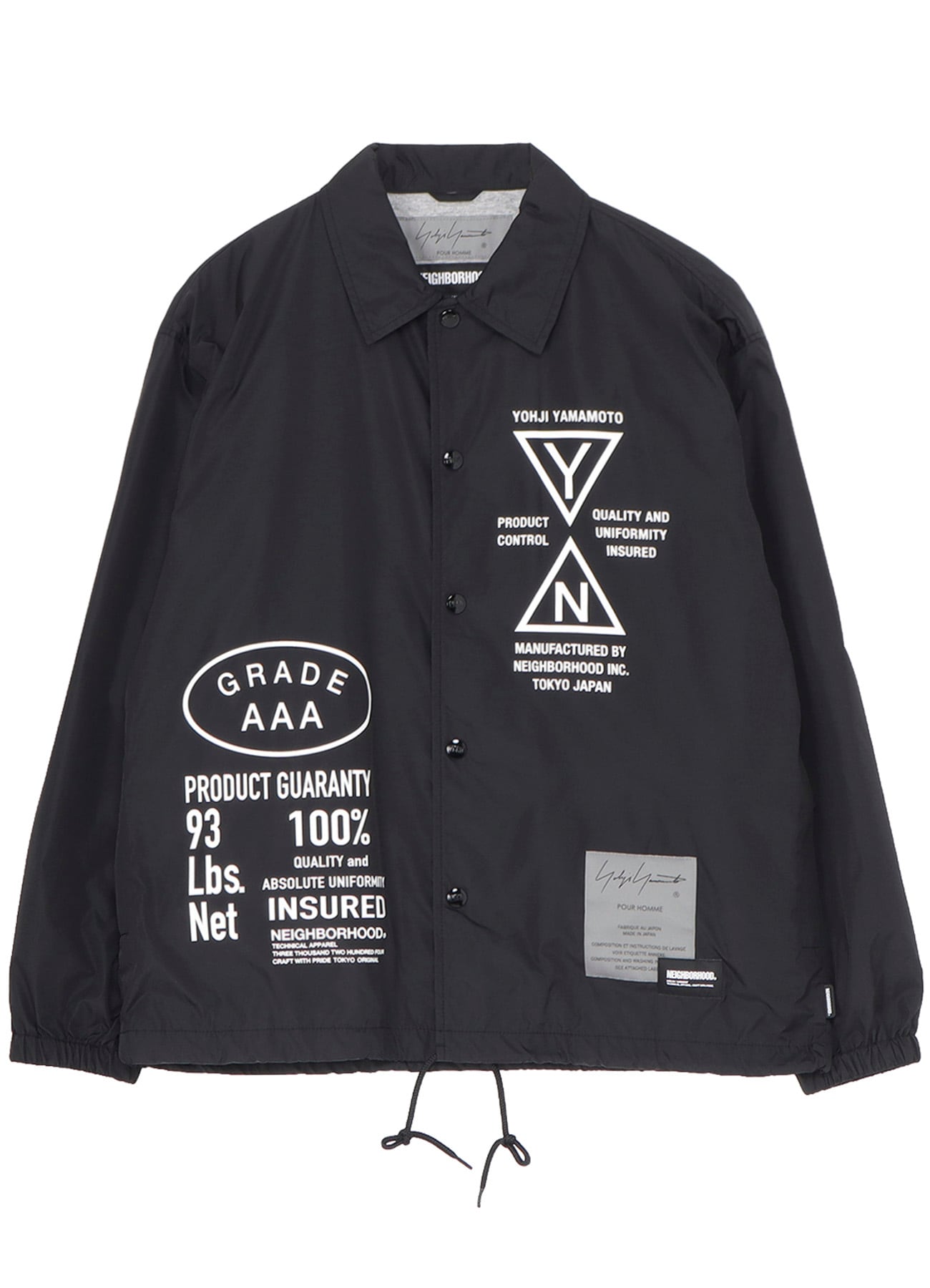 YOHJI YAMAMOTO × NH WINDBREAKER JACKET