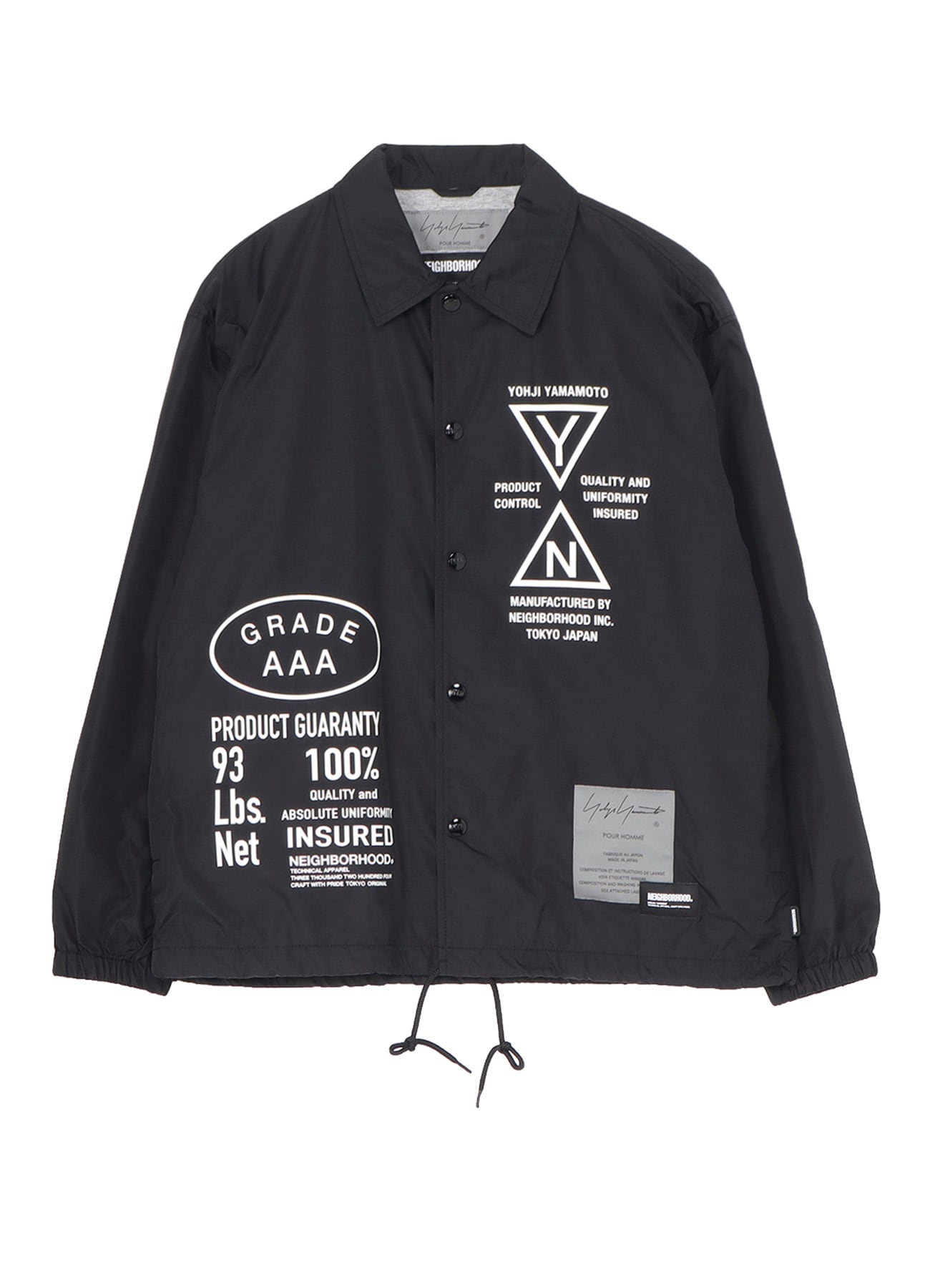YOHJI YAMAMOTO × NH WINDBREAKER JACKET
