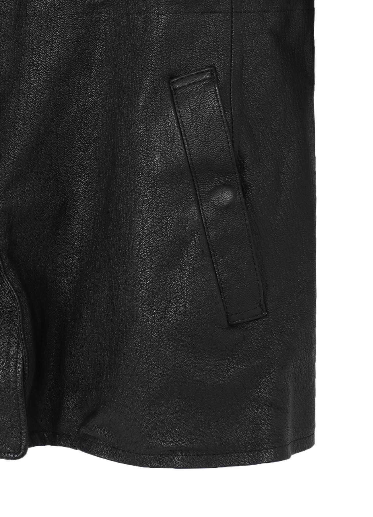 BL GOAT TANNIN WAIST STRING BLOUSON