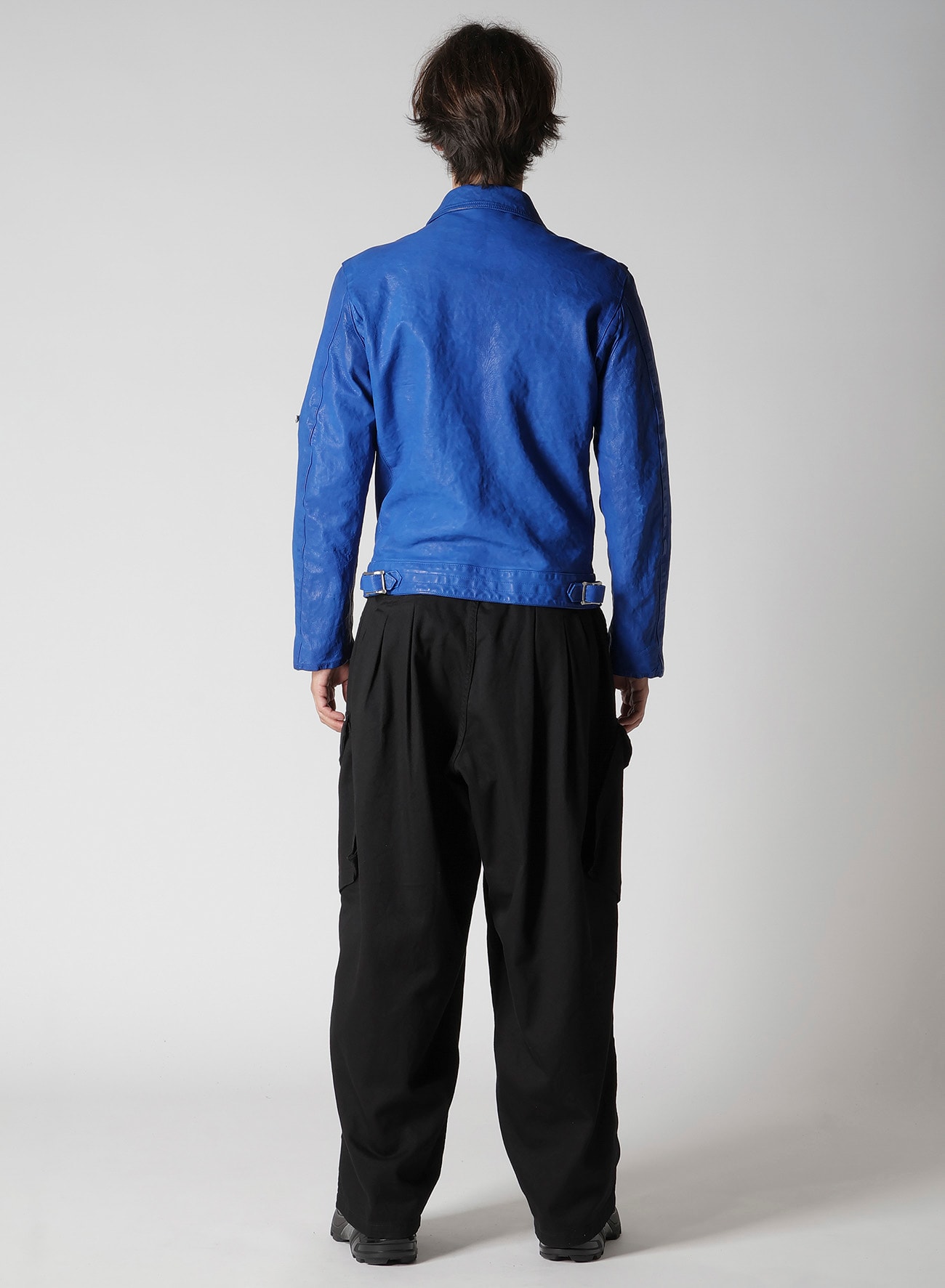 BL/ JAPAN CALF SKIN GARMENT DYED SINGLE RIDERS