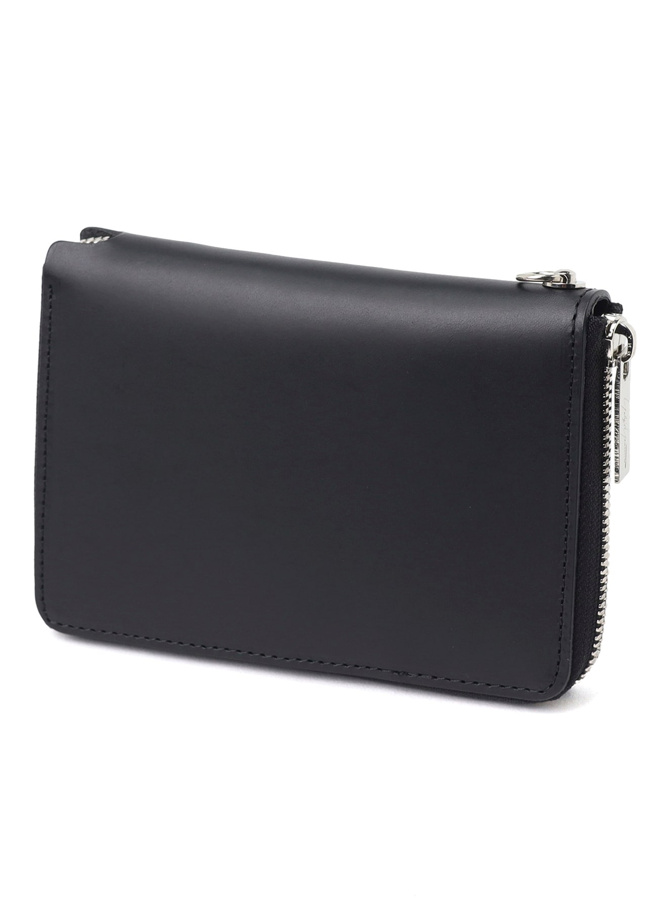 COW LEATHER FASTENER WALLET S