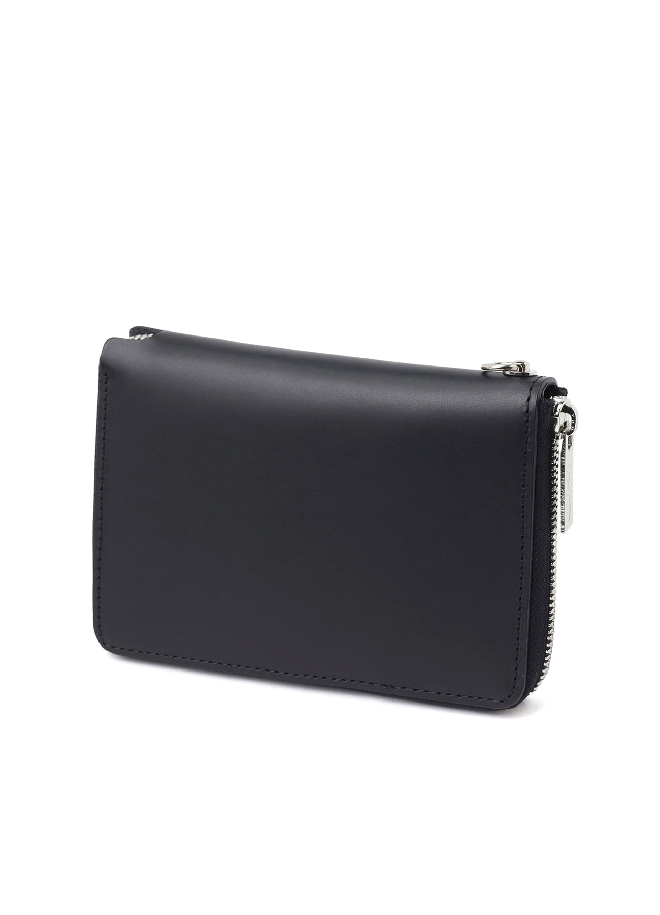COW LEATHER FASTENER WALLET S