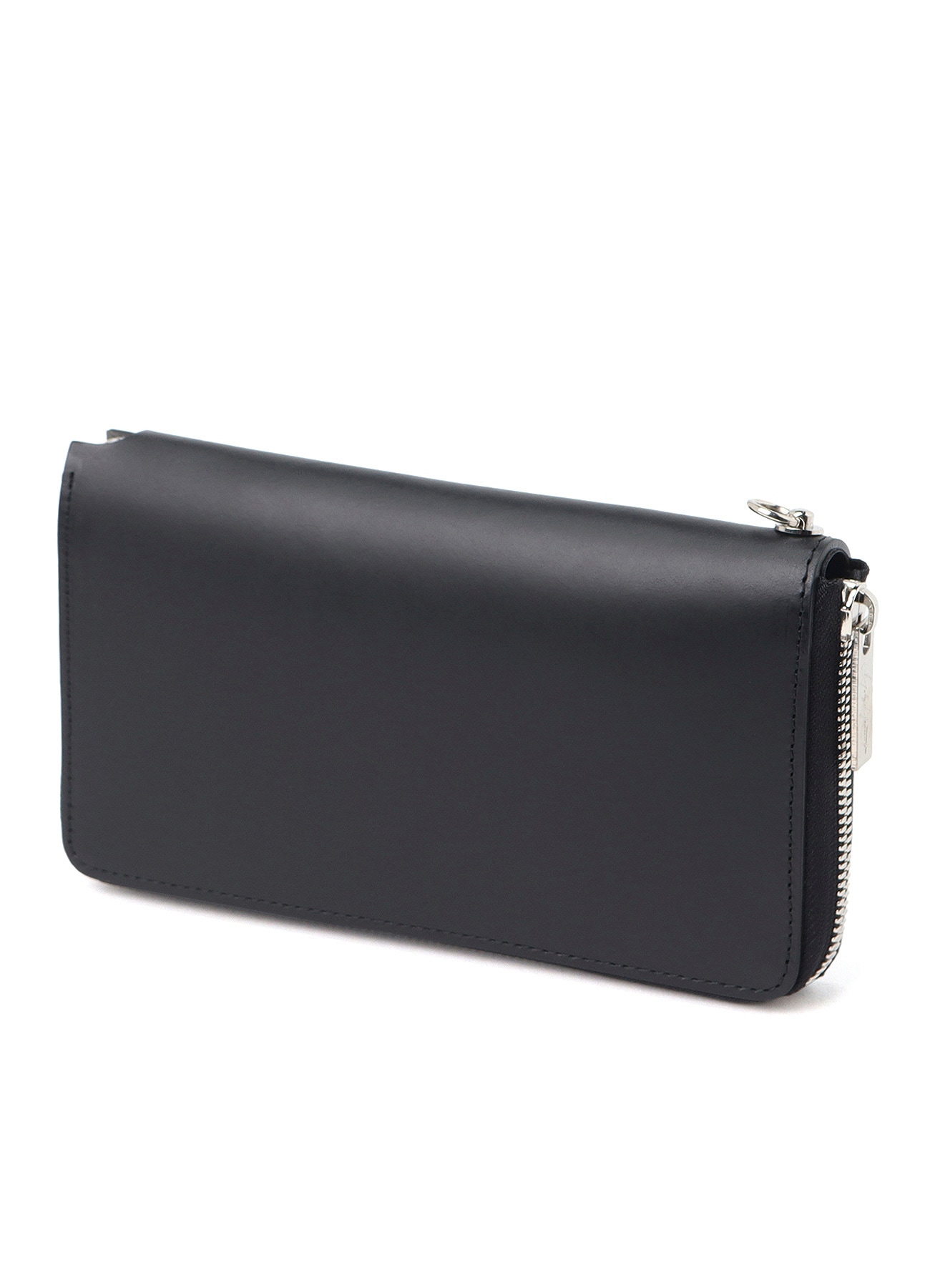COW LEATHER FASTENER WALLET L