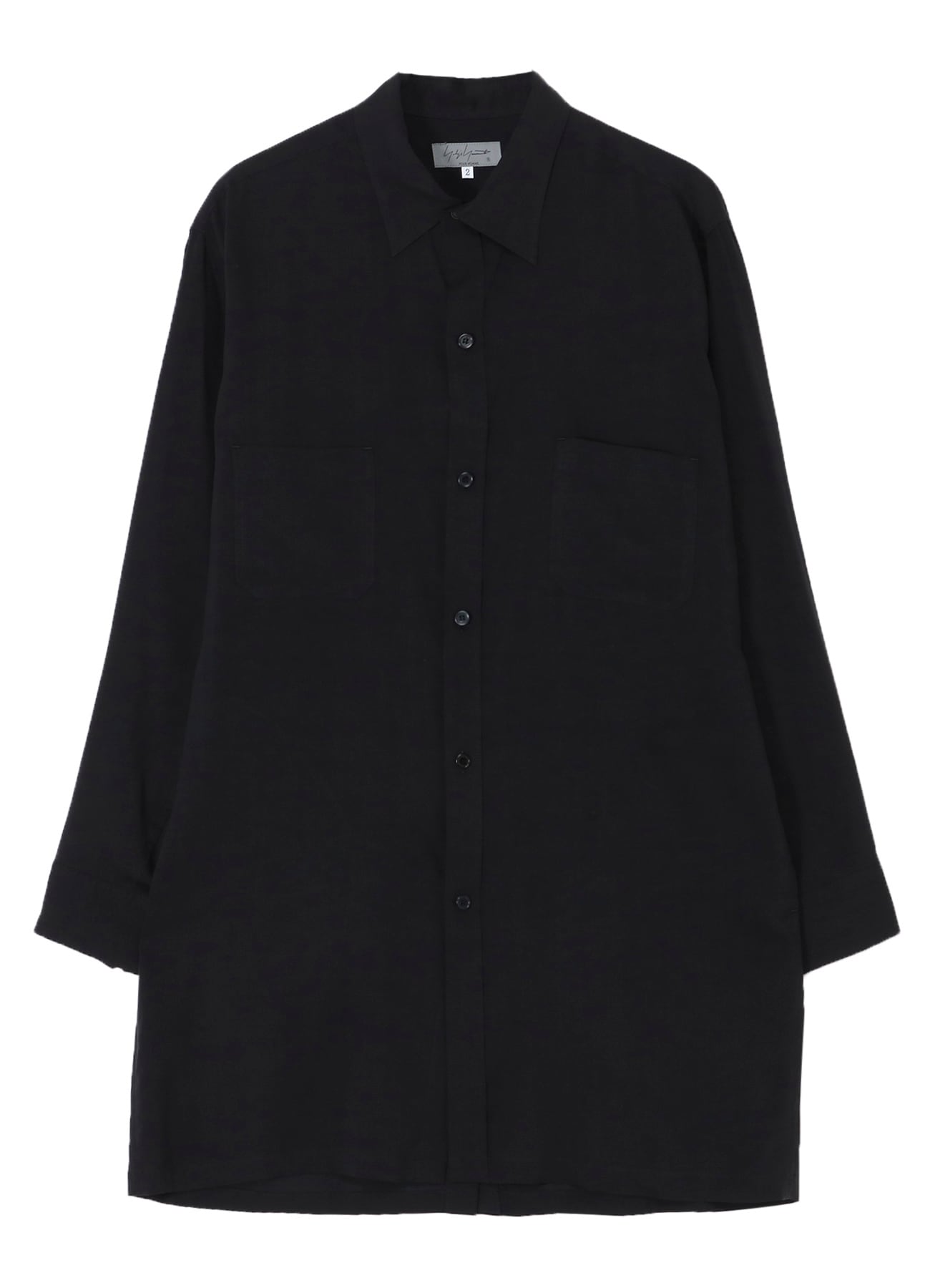 CELLLOSE LAWN BACK OPEN GATHER SLEEVE BLOUSE