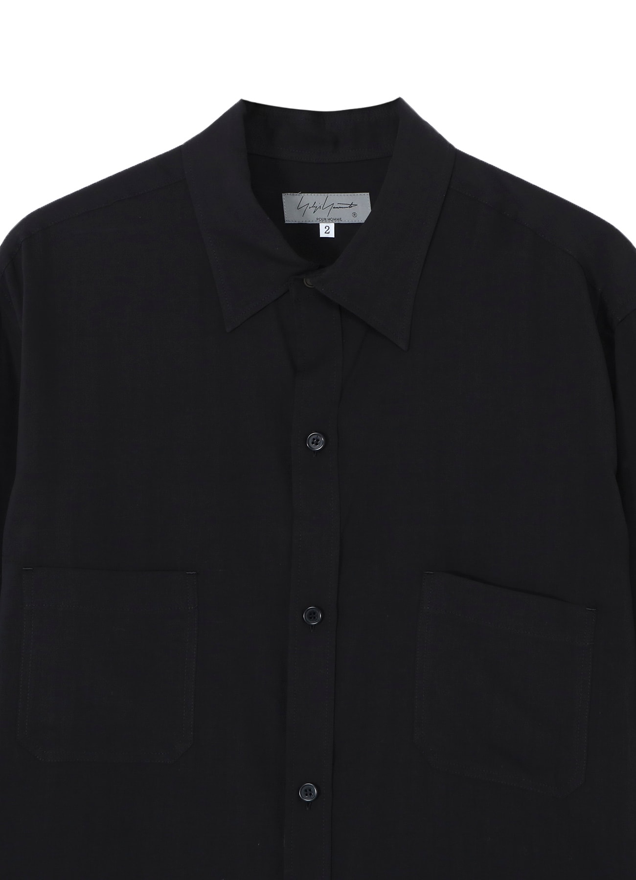 CELLLOSE LAWN BACK OPEN GATHER SLEEVE BLOUSE