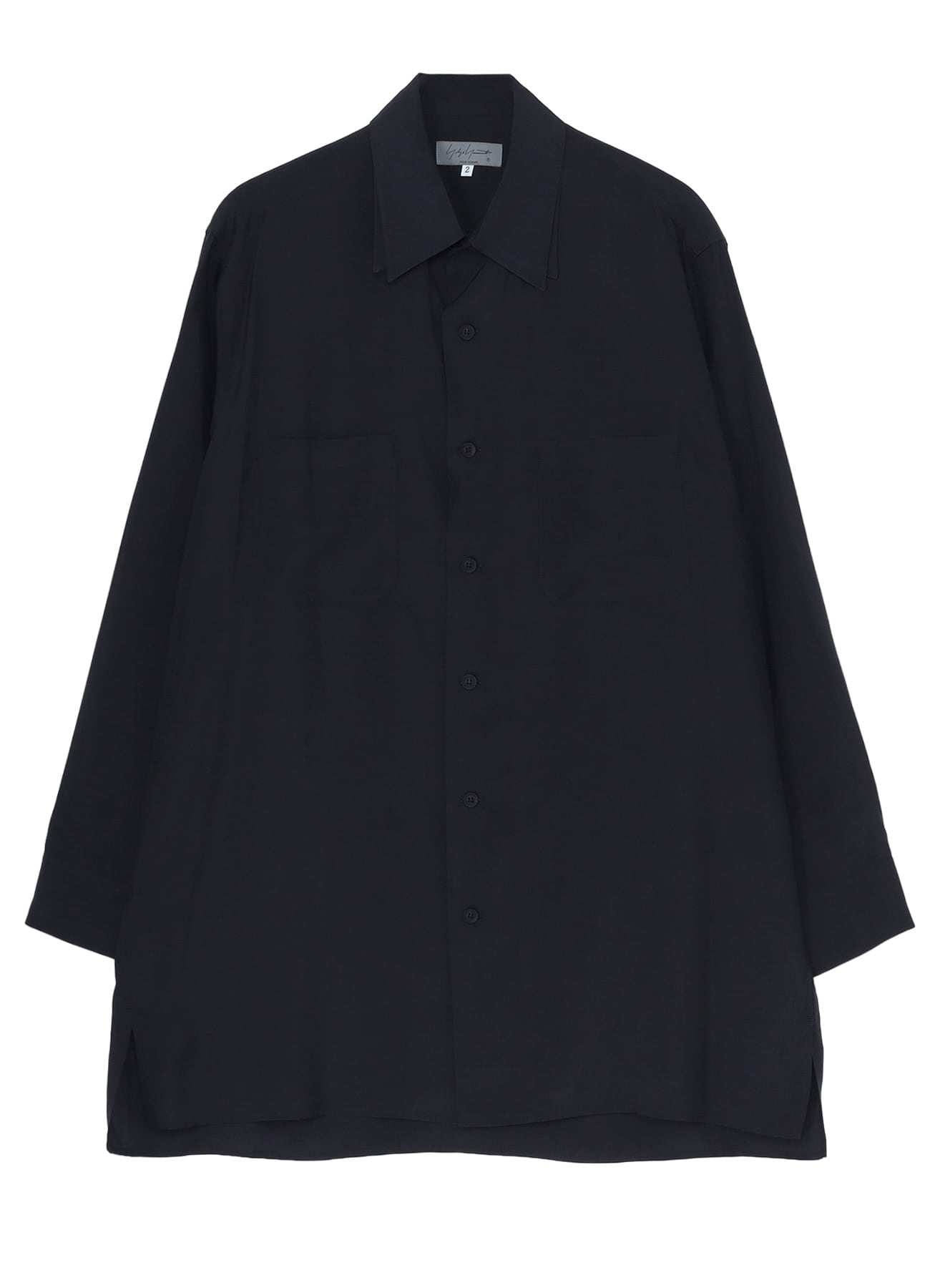 Cu TAFFETA 2 COLLAR BIG STANDARD SHIRT