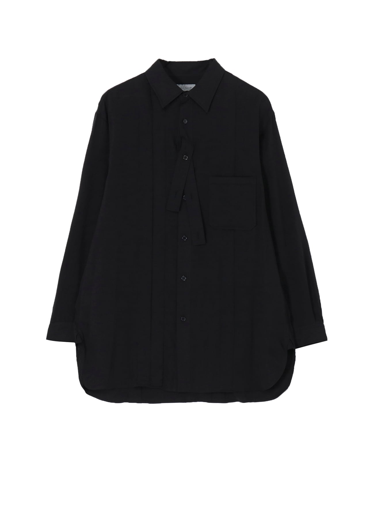 CELLULOSE LAWN DOUBLE PLACKET PADDED BLOUSE