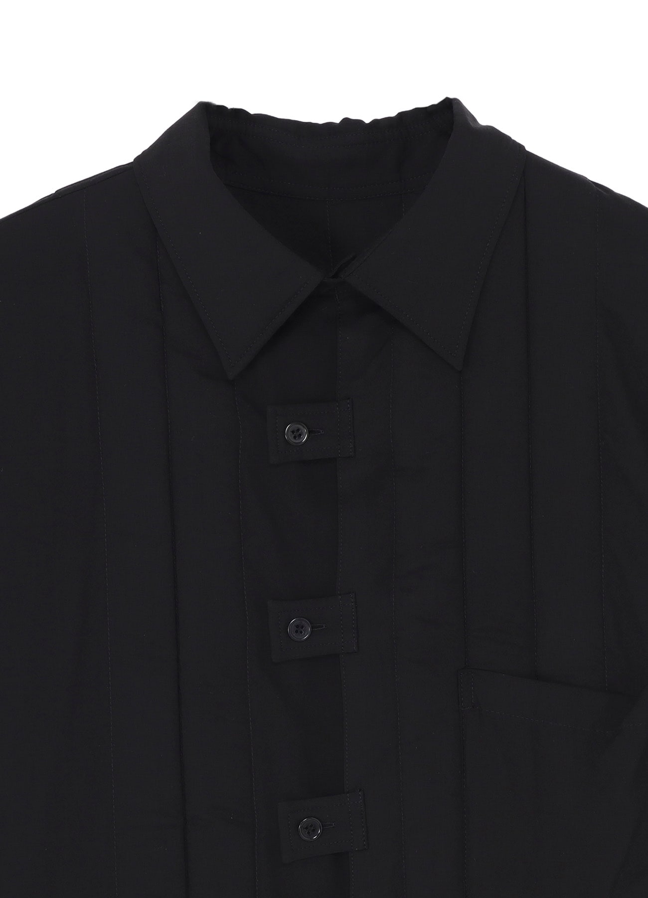 CELLULOSE LAWN TAB PADDED BLOUSE