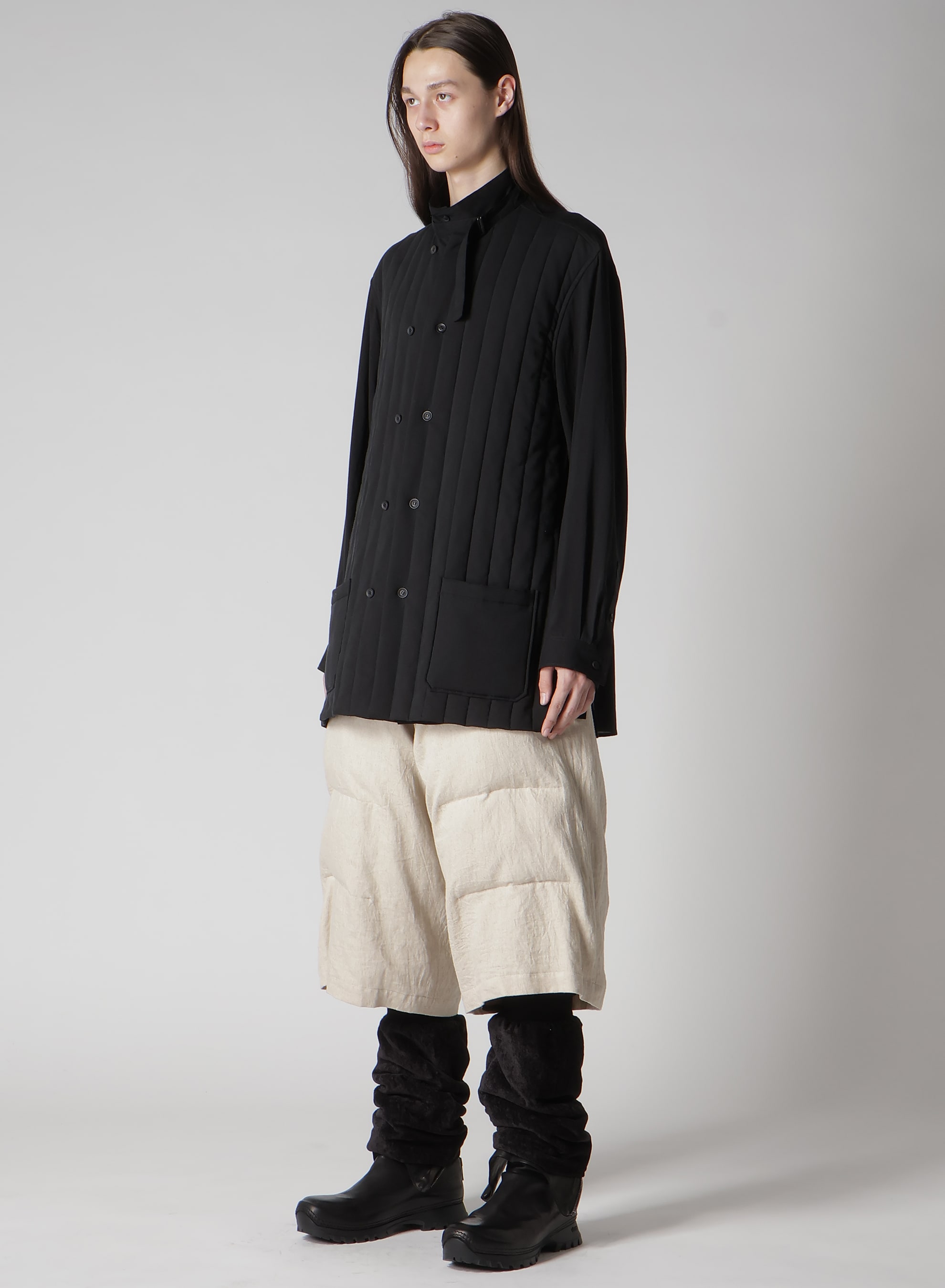 CELLULOSE LAWN DOUBLE FRONT PADDED BLOUSE