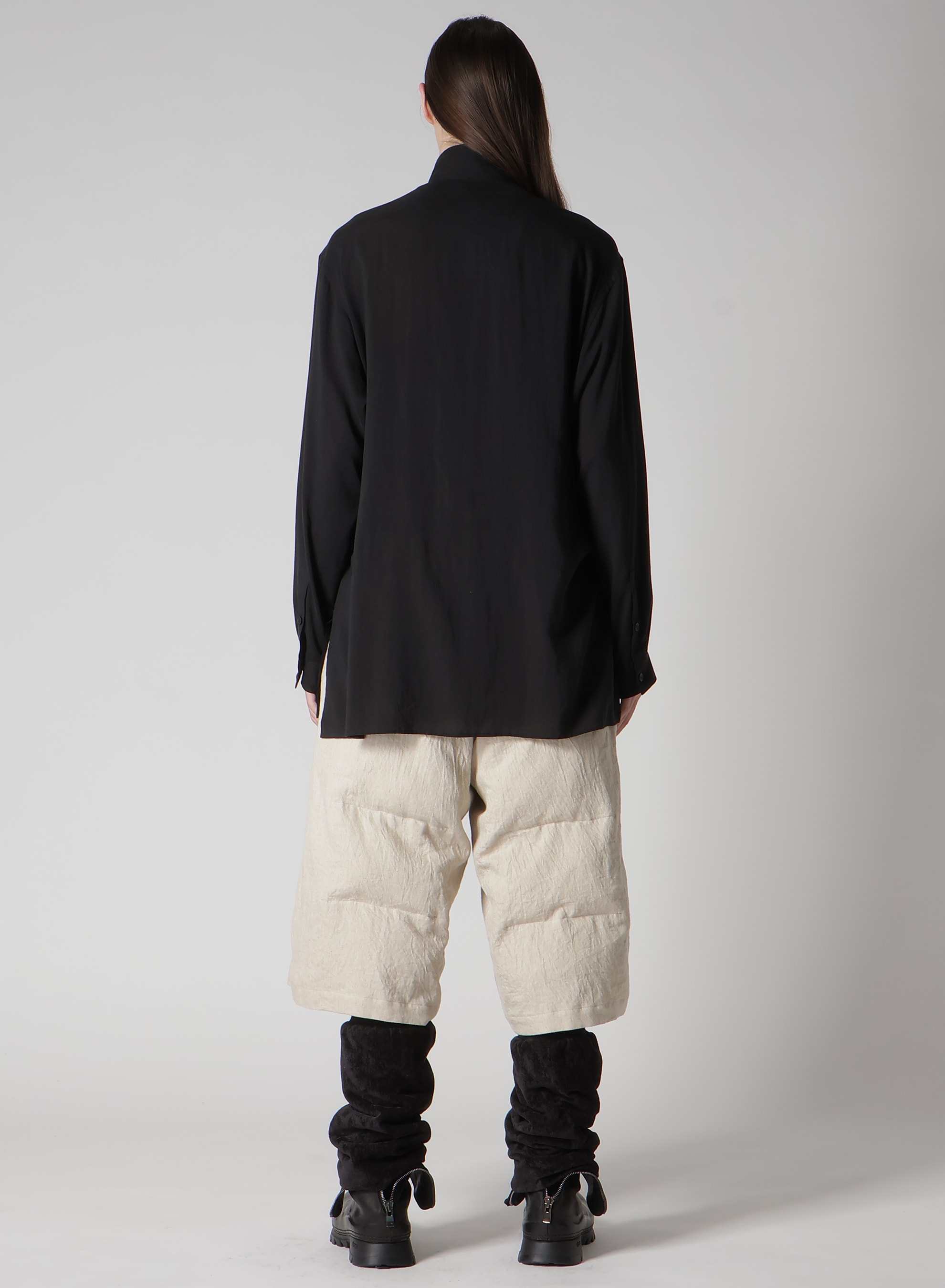 CELLULOSE LAWN DOUBLE FRONT PADDED BLOUSE