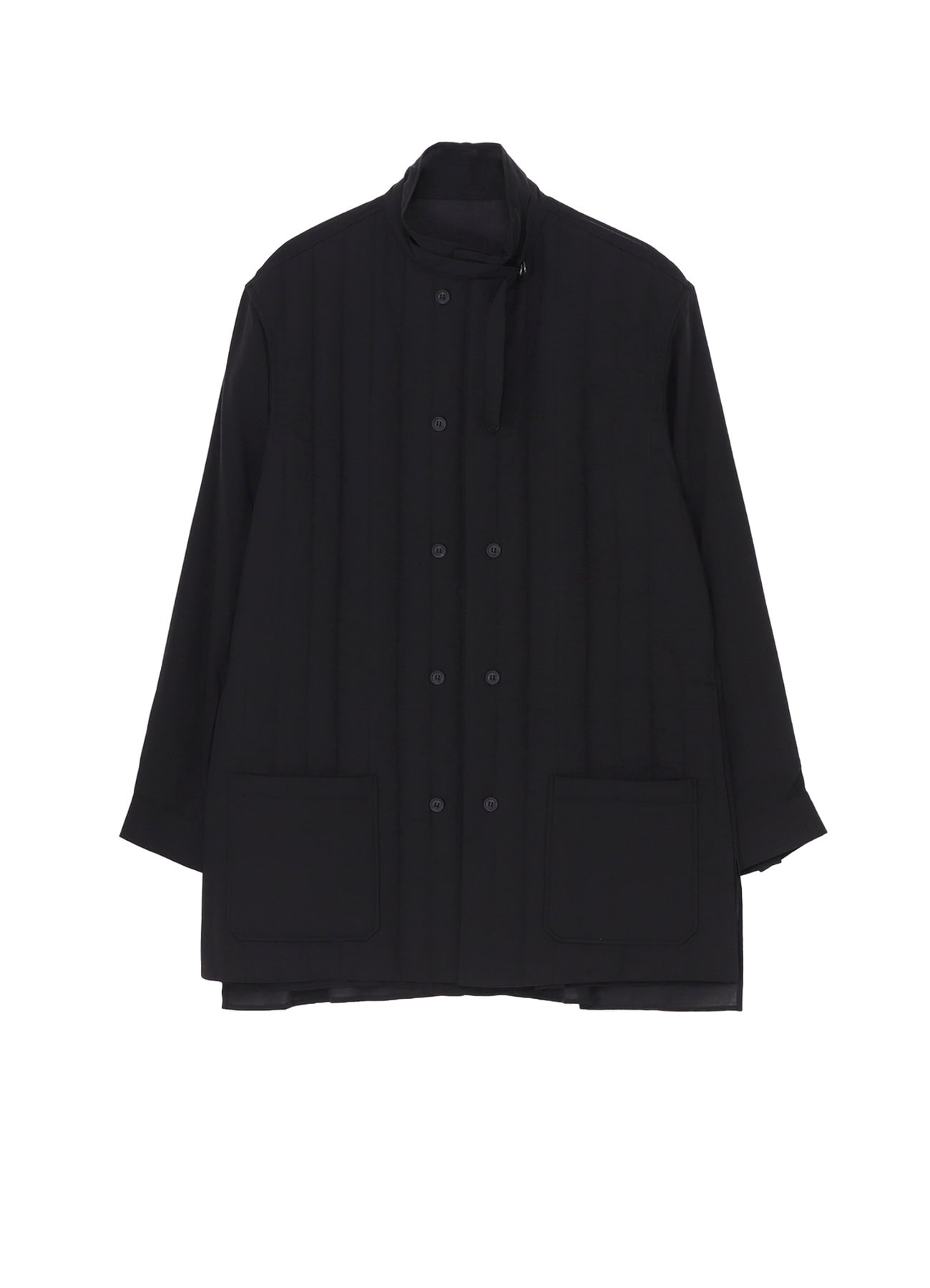 CELLULOSE LAWN DOUBLE FRONT PADDED BLOUSE