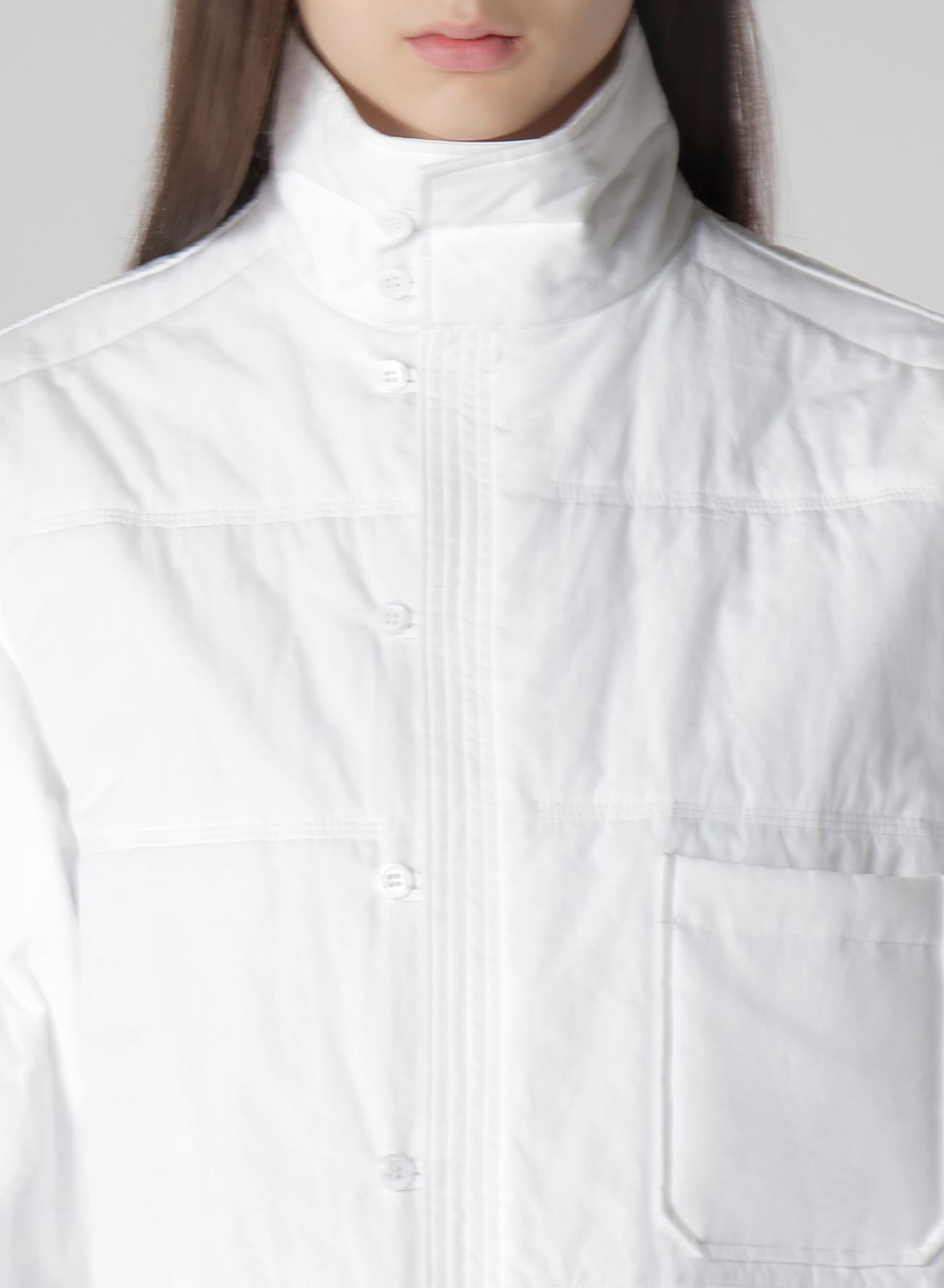 100/2 BROAD LOOP BUTTON PADDED BLOUSE