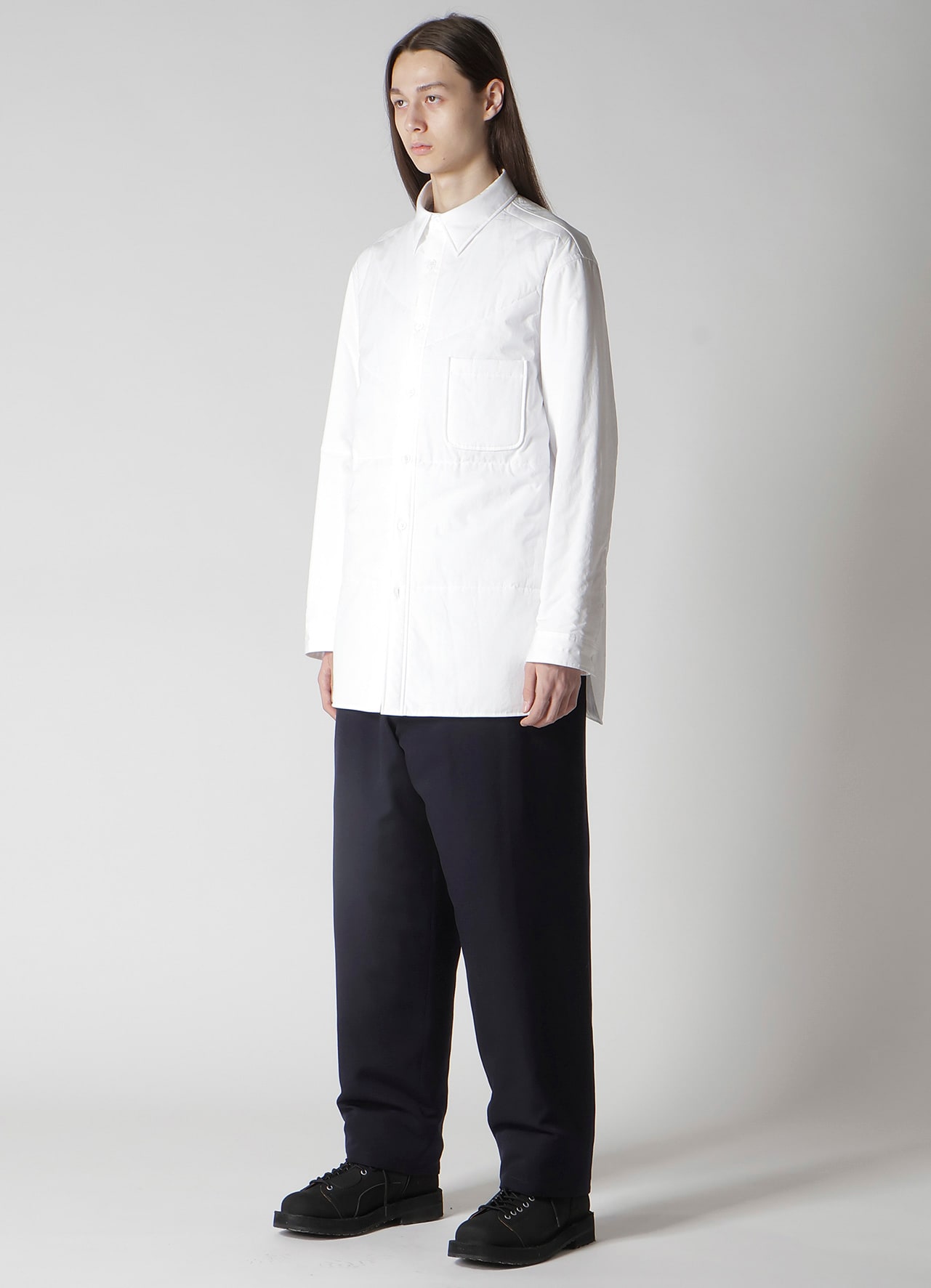 100/2 BROAD RANDOM PANEL PADDED BLOUSE