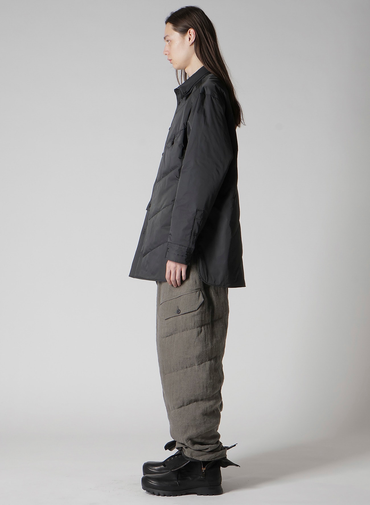 PE TAFETTA PT BK 2COLLAR DIAGONAL PADDED S