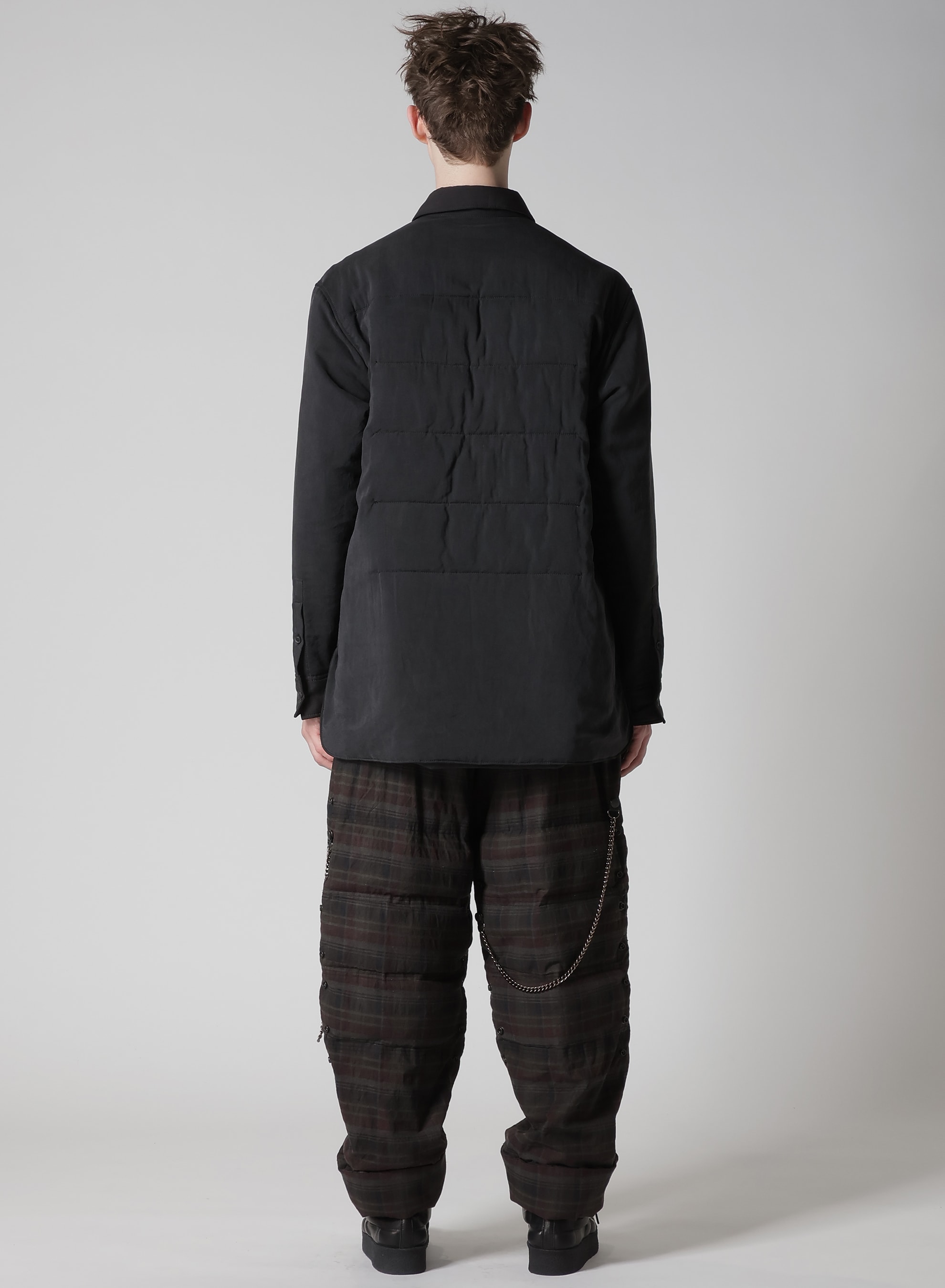 CELLULOSE OZON 2FRONT TAB DETAIL PADDED BLOUSE