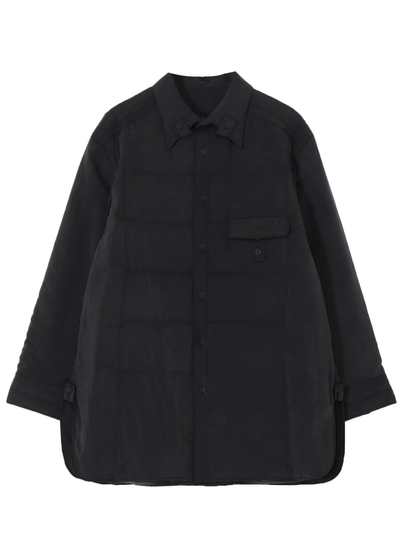 CELLULOSE OZON 2FRONT TAB DETAIL PADDED BLOUSE