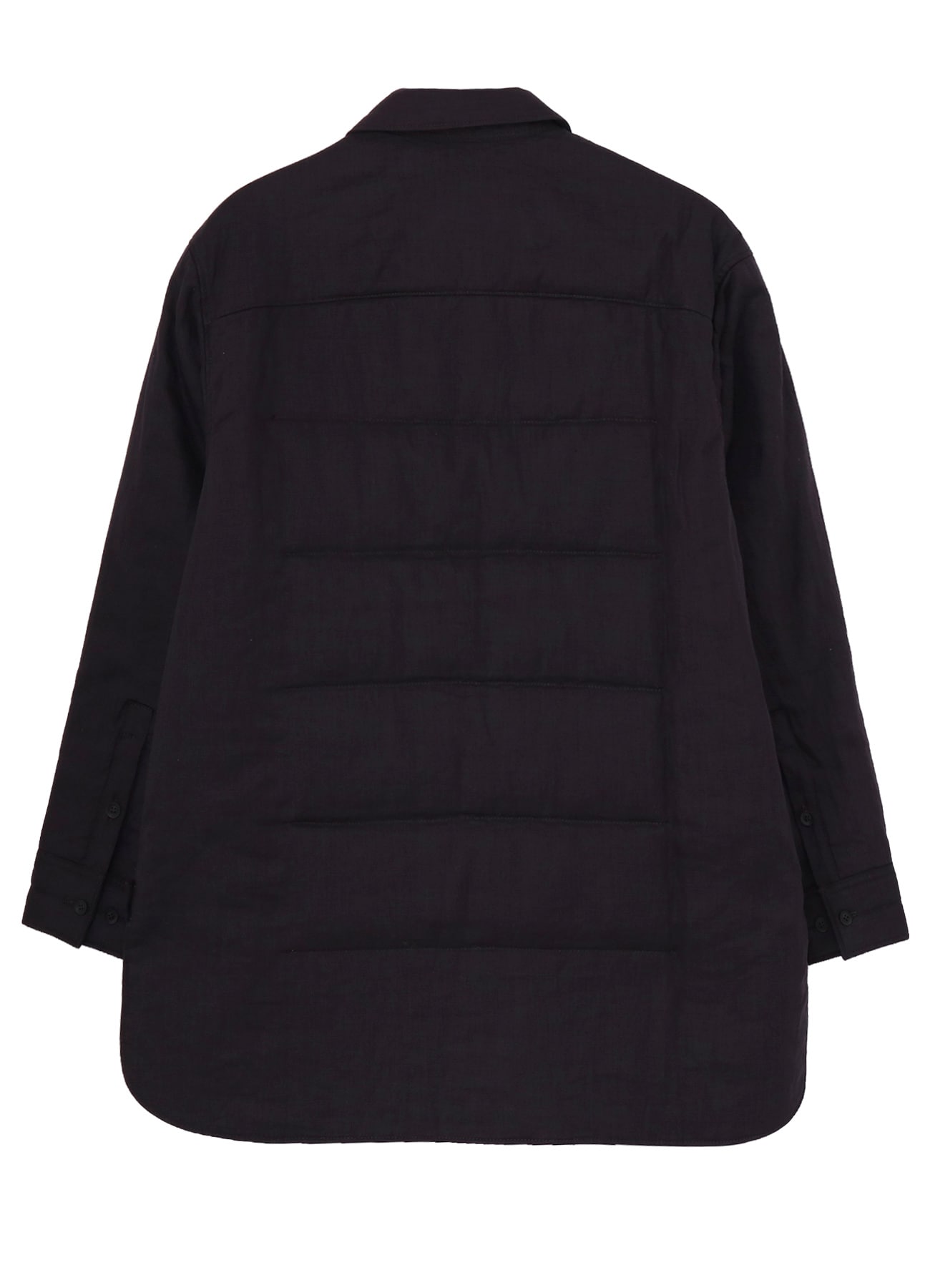 LINEN LAWN FRONT TAB DETAIL PADDED BLOUSE