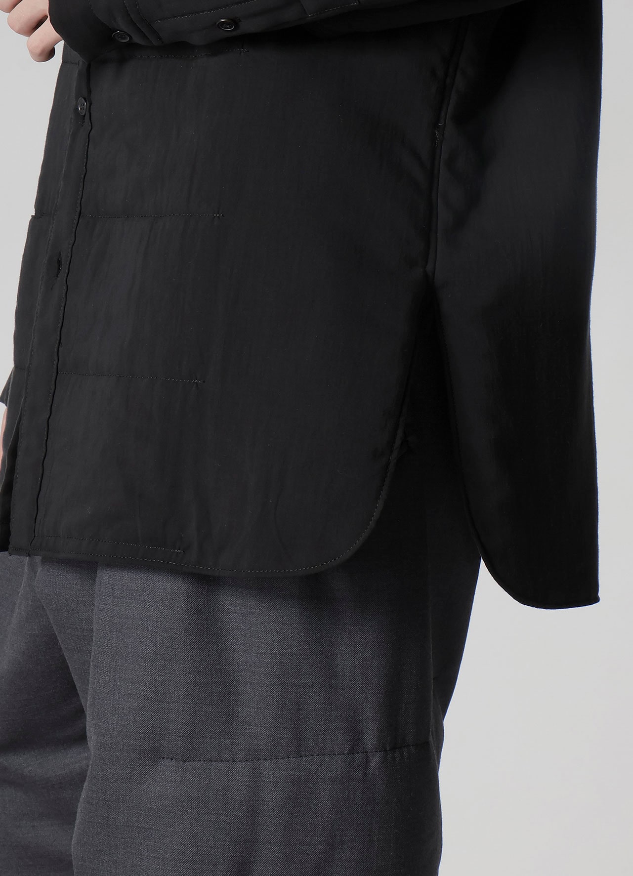 CELLULOSE LAWN PK DETAIL PADDED BLOUSE