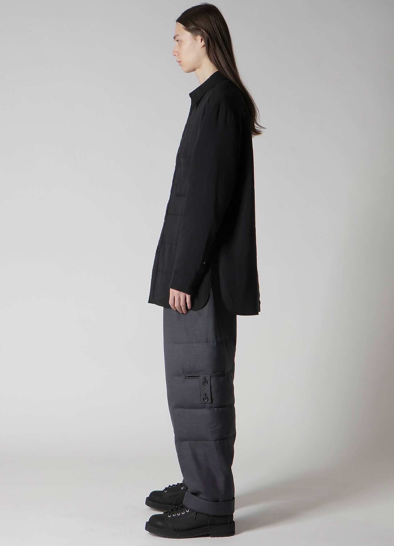 CELLULOSE LAWN PK DETAIL PADDED BLOUSE