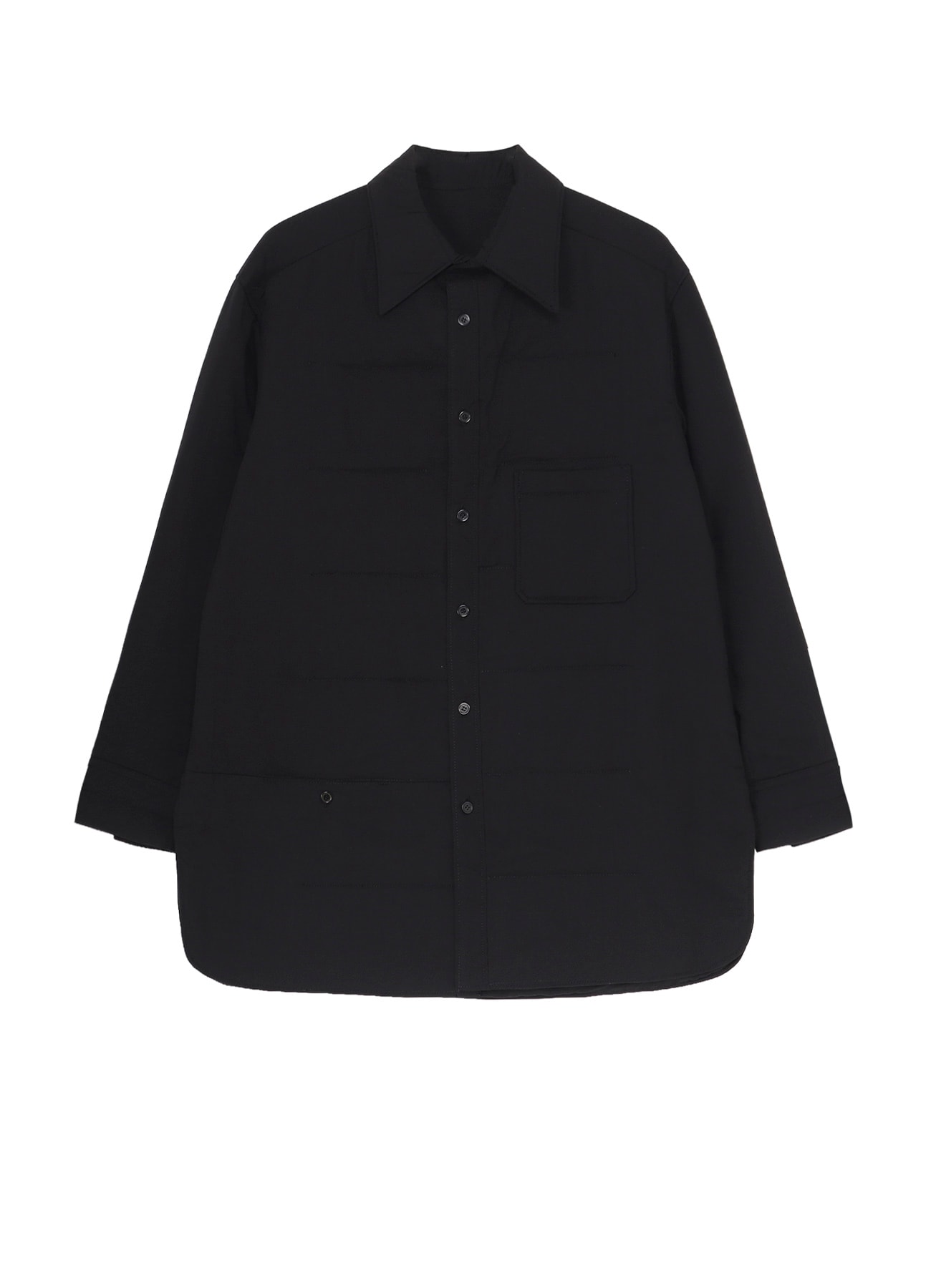 CELLULOSE LAWN PK DETAIL PADDED BLOUSE