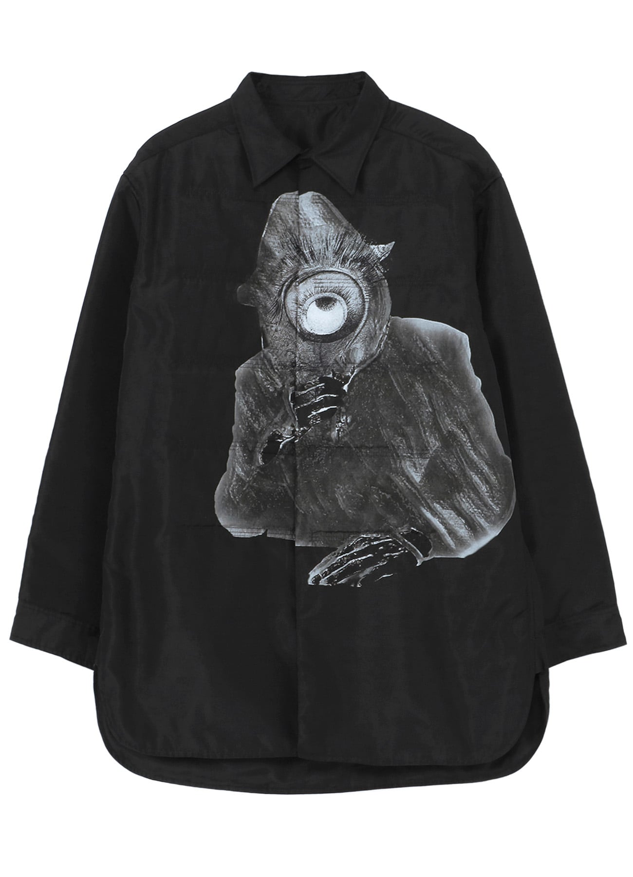 EYEBALL PRINTED PADDED BLOUSE