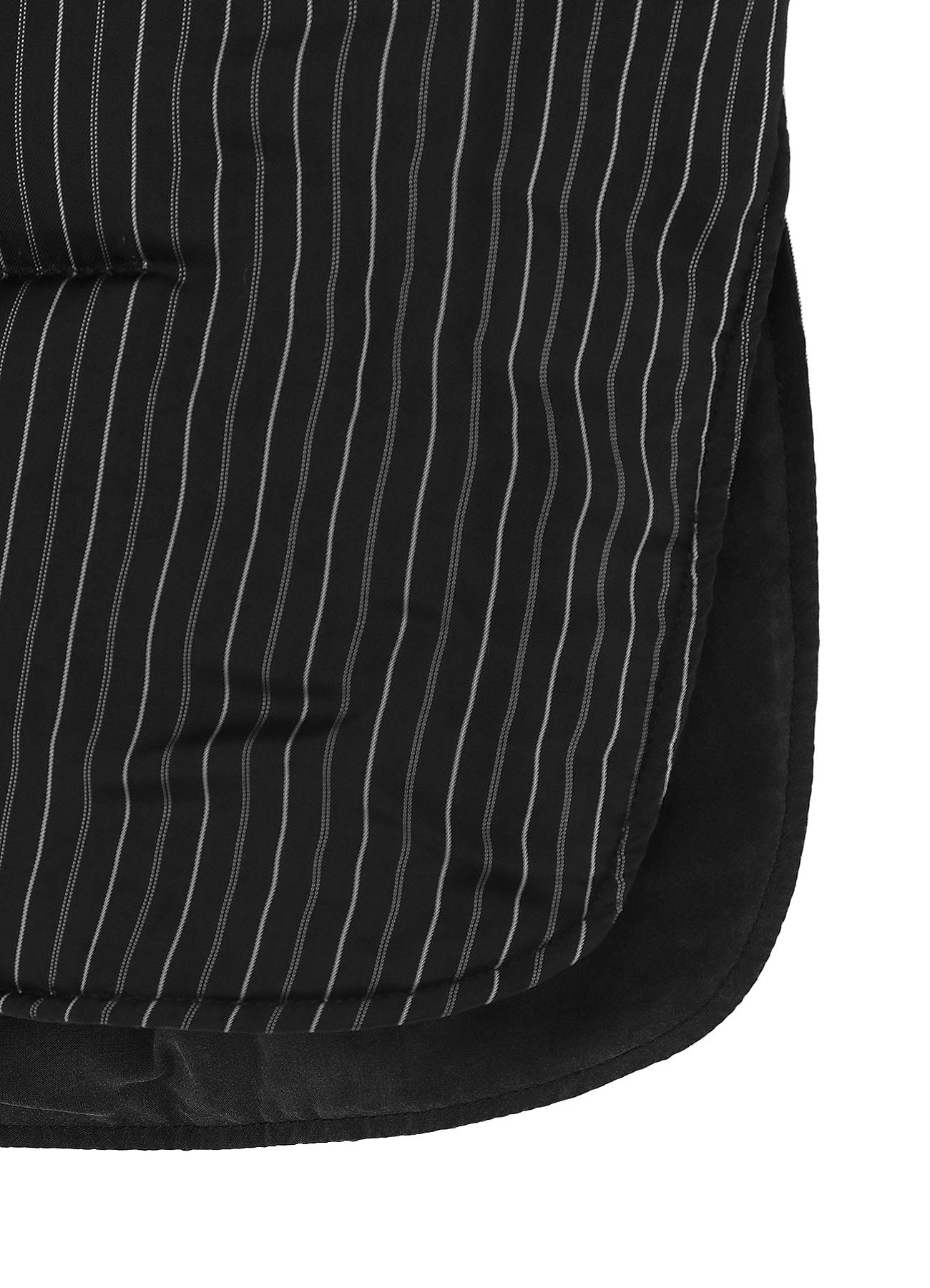 CU STRIPE-A CHIN STRAP PADDED BLOUSE