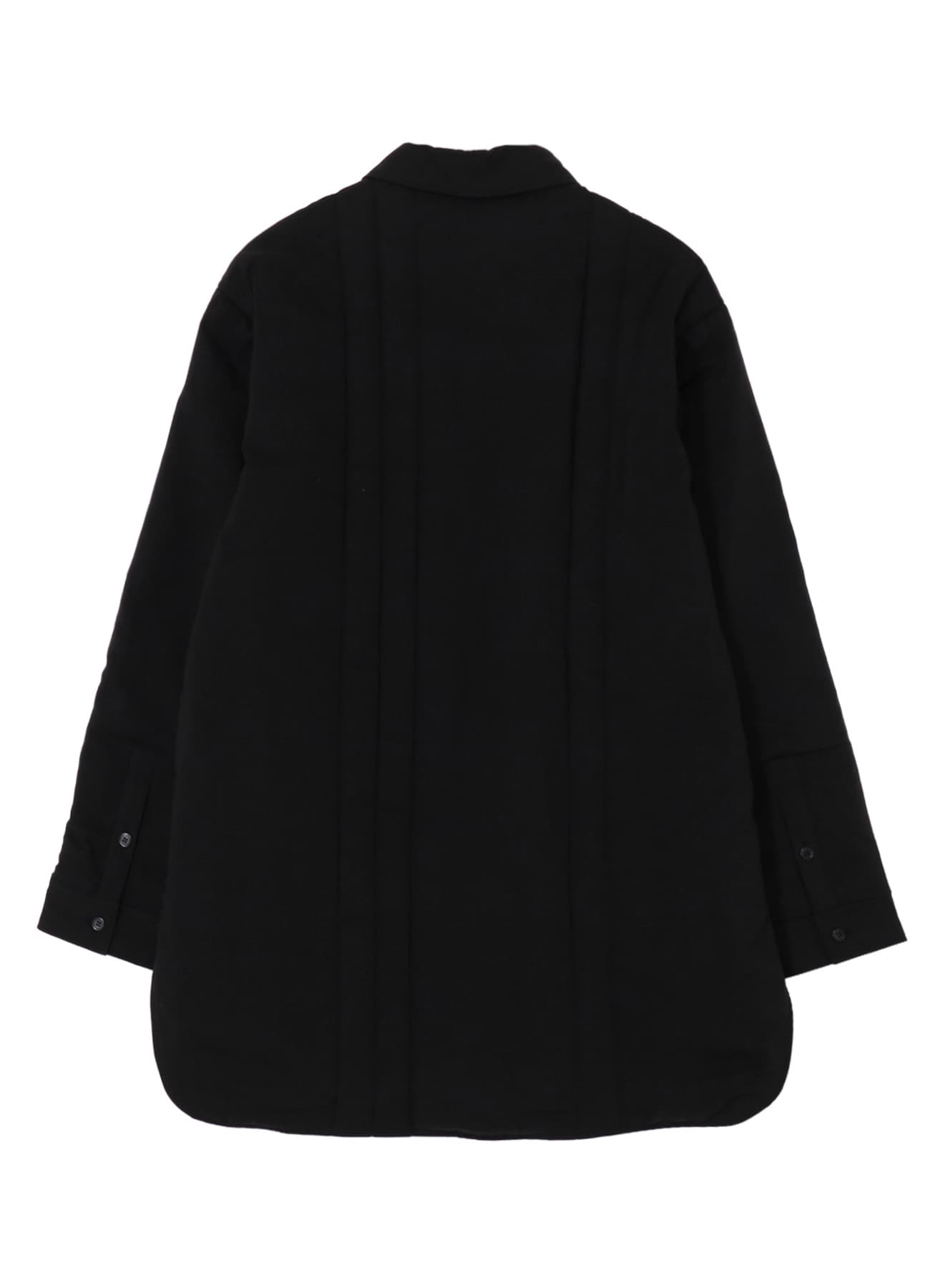 CELLULOSE LAWN DOUBLE PLACKET PADDED BLOUSE