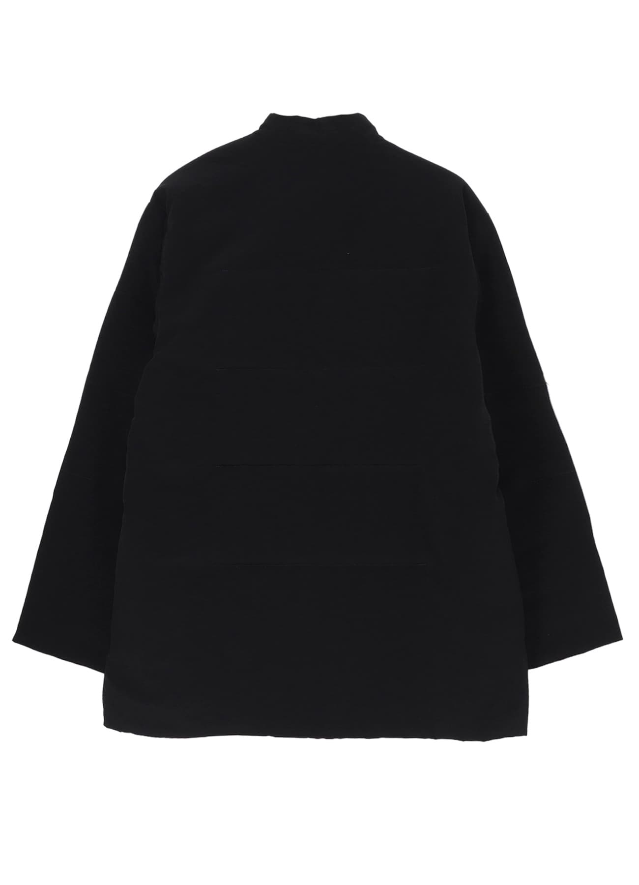 Ta TUXEDO STAND COLLAR REVERSIBLE PADDED BLOUSE