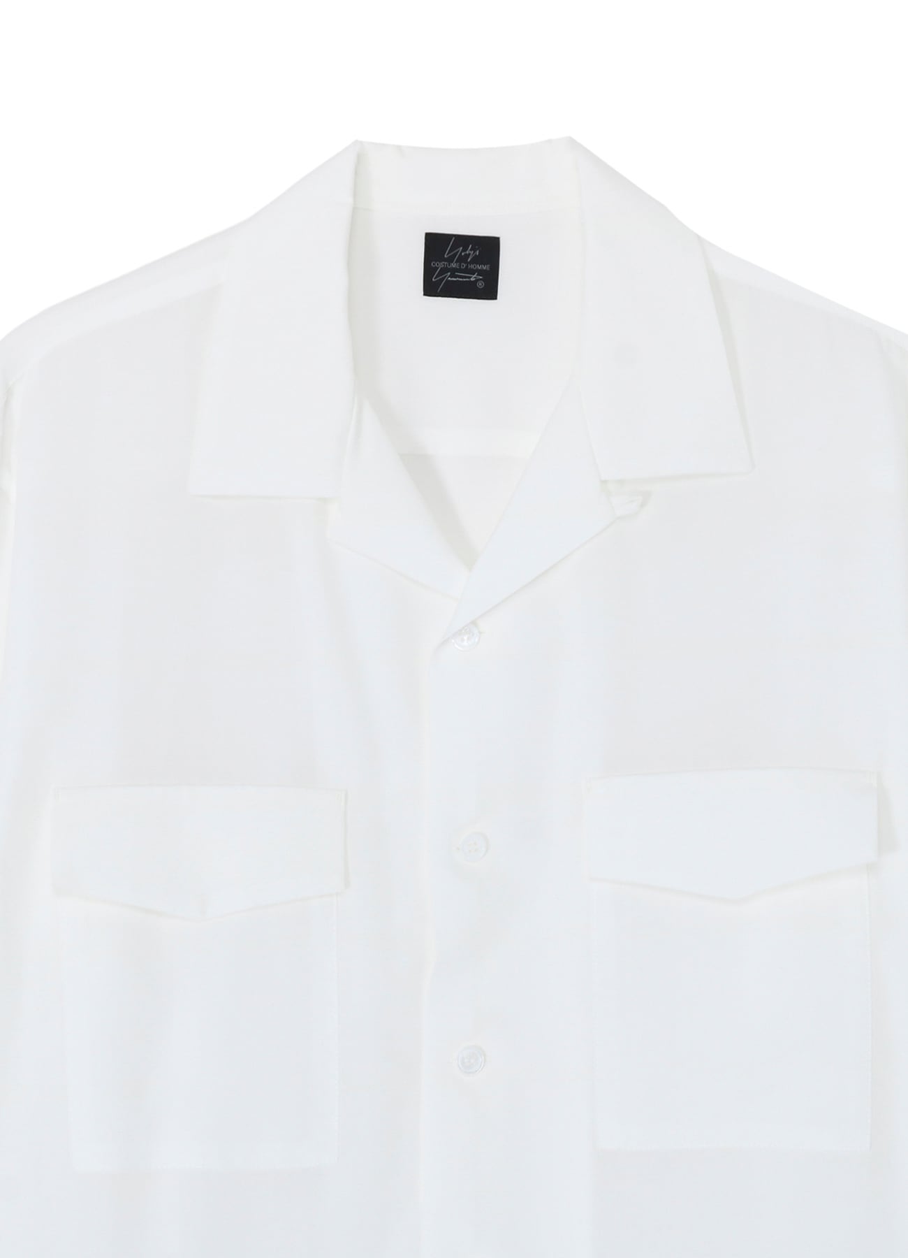 SUIT POPLIN CDH OPEN COLLAR SHIRT