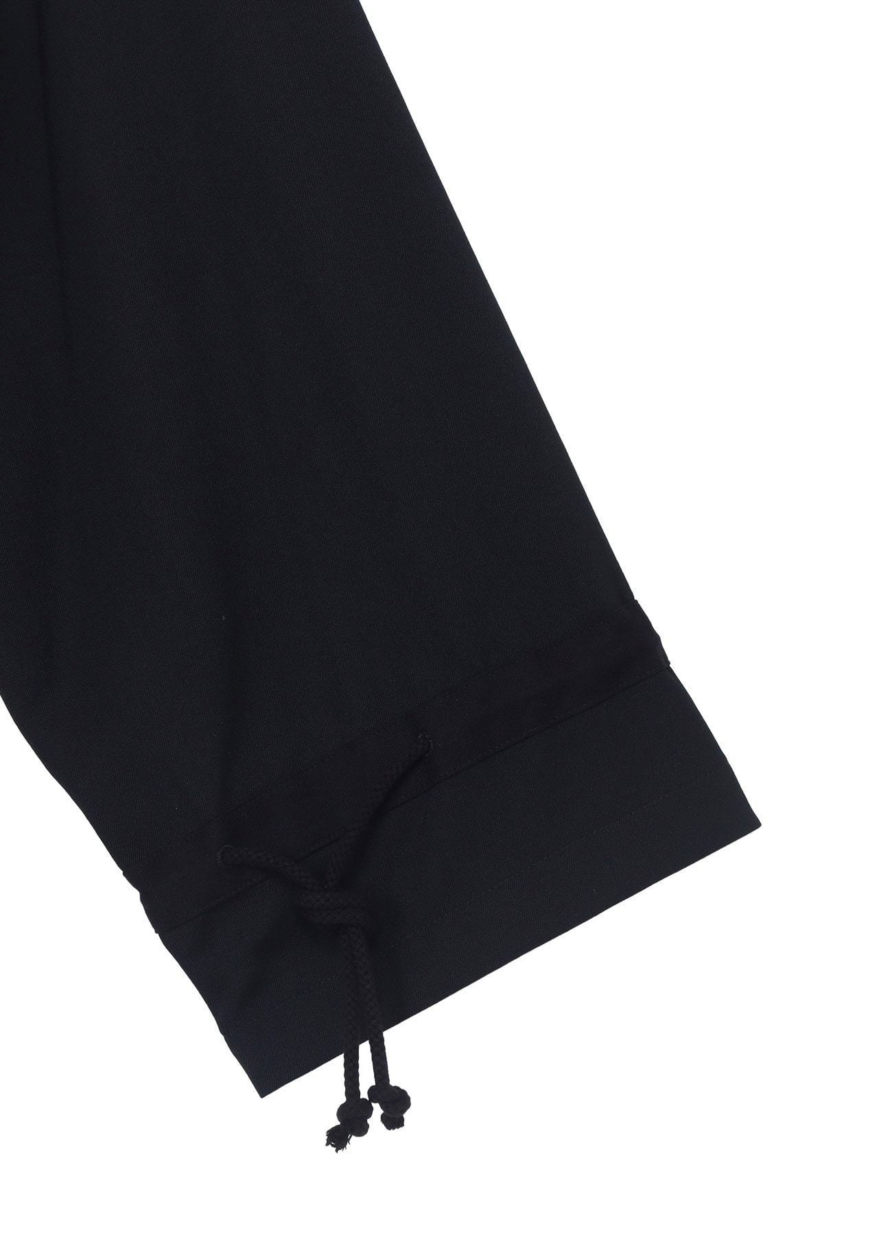 WOOL GABARDINE CROSS SHAPED ZIPPER COAT