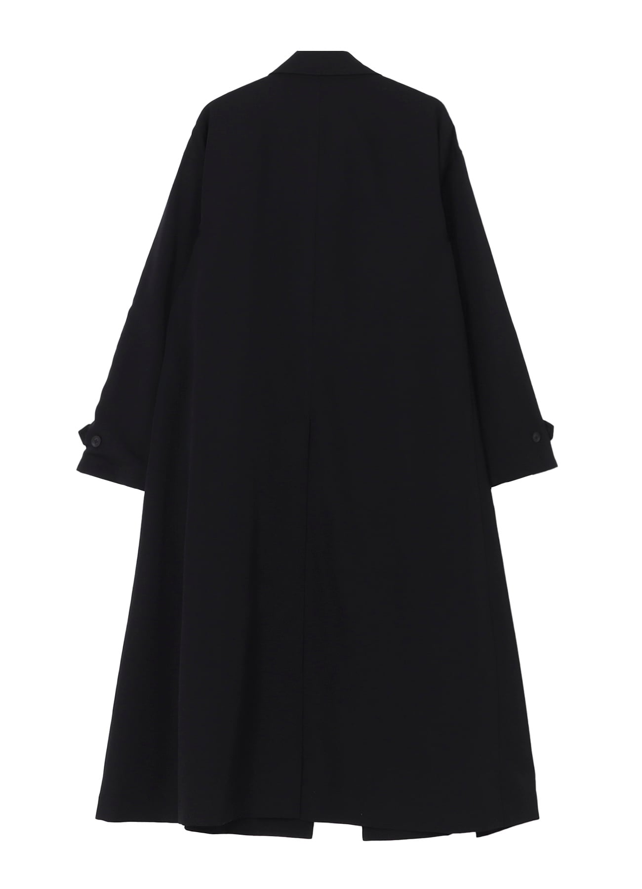WOOL GABARDINE DESIGNED SLEEVE COAT