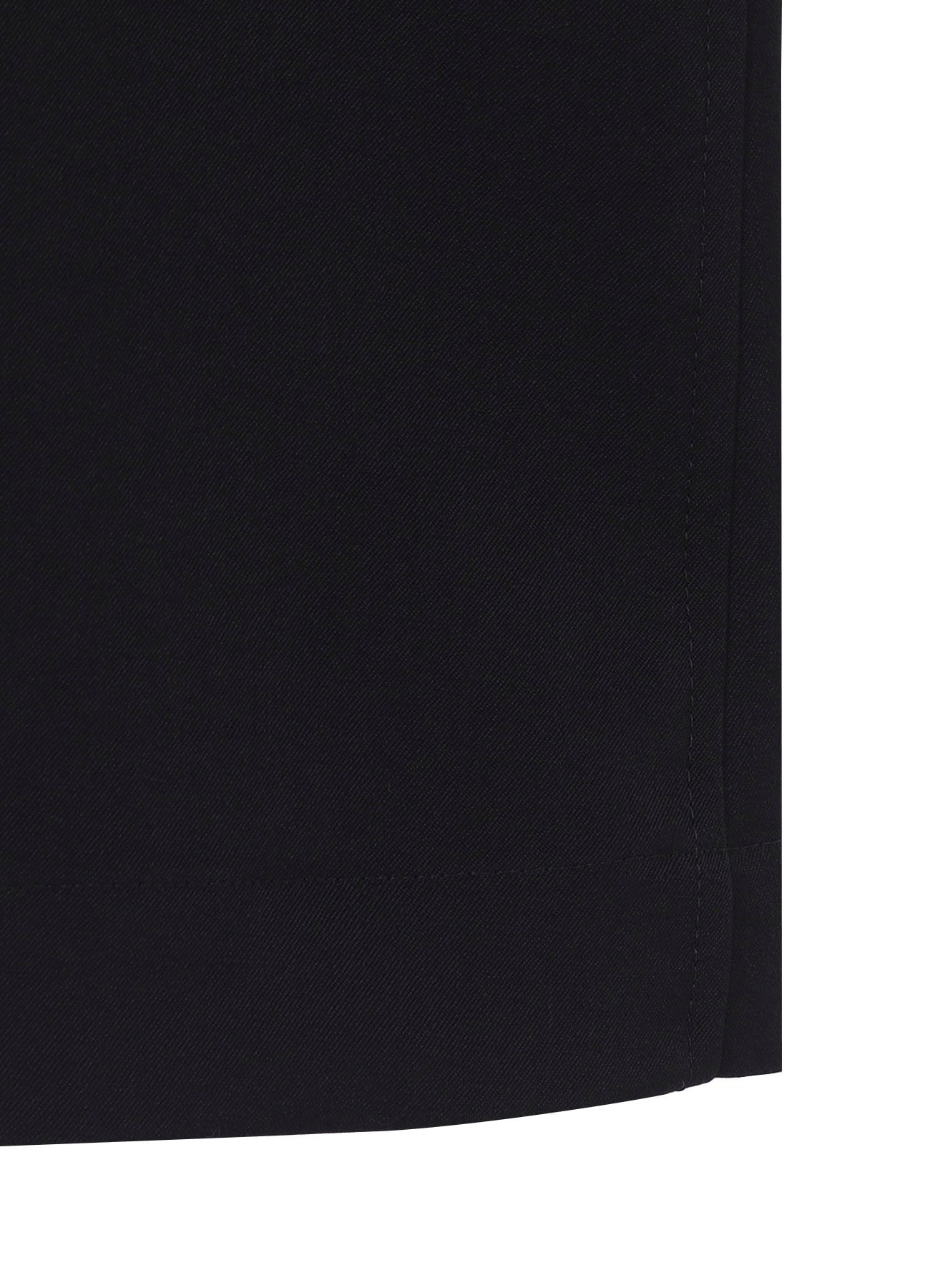 WOOL GABARDINE DESIGNED SLEEVE COAT