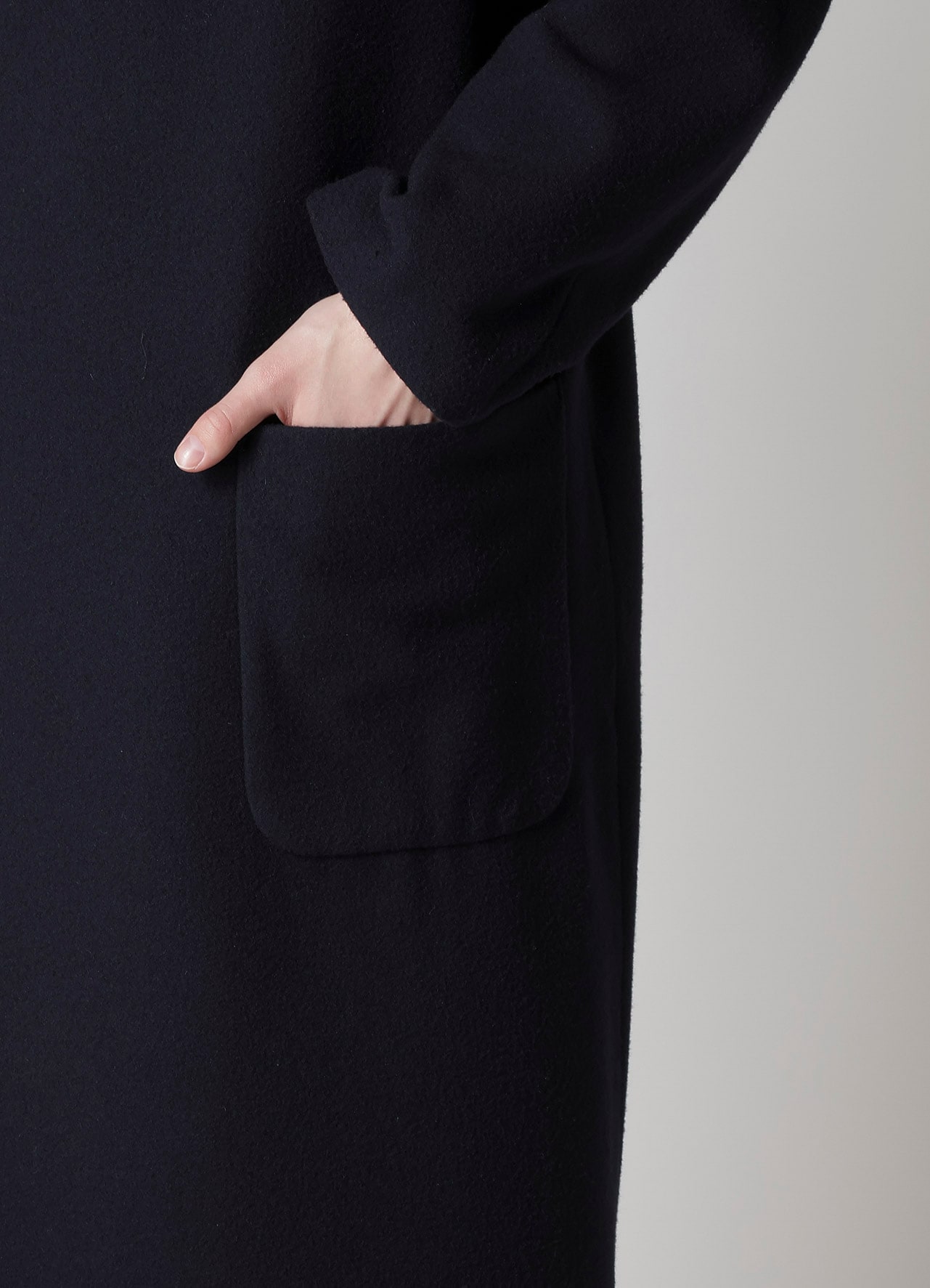 AIRY MOSSER SNAP BUTTON LONG COAT