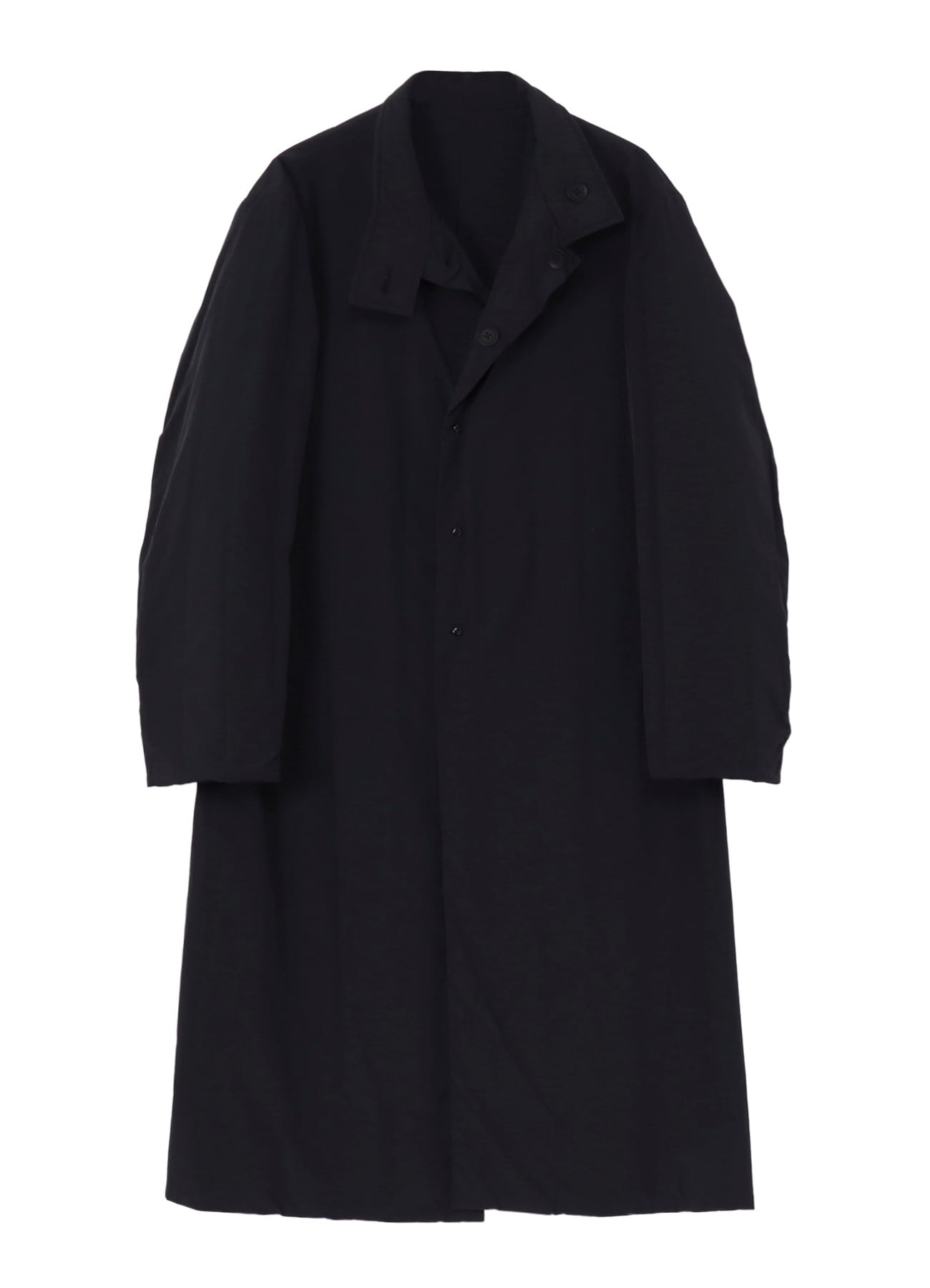 RE NYLON TUSSER PADDED STAND COLLAR COAT