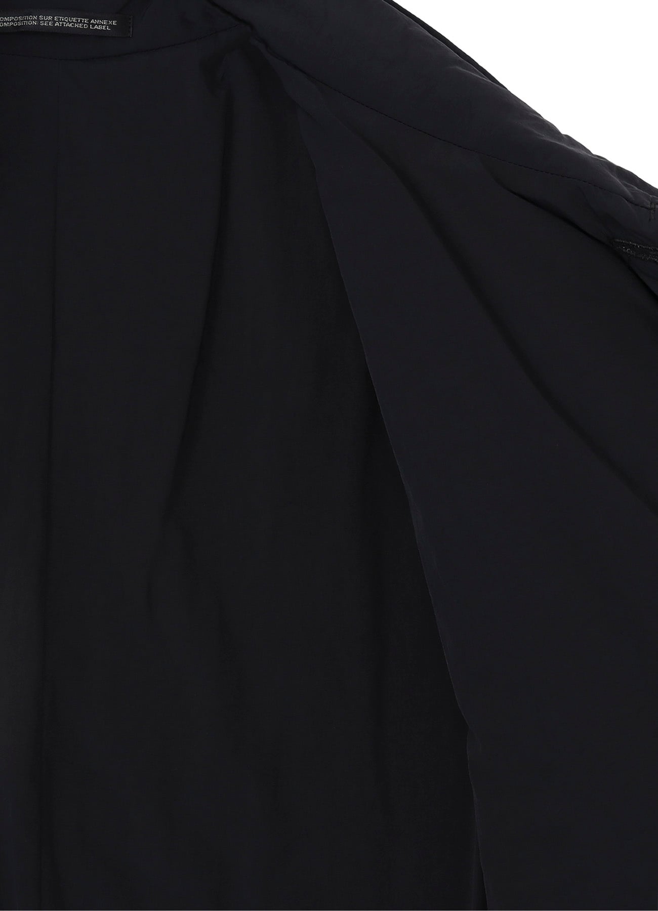 RE NYLON TUSSER PADDED STAND COLLAR COAT