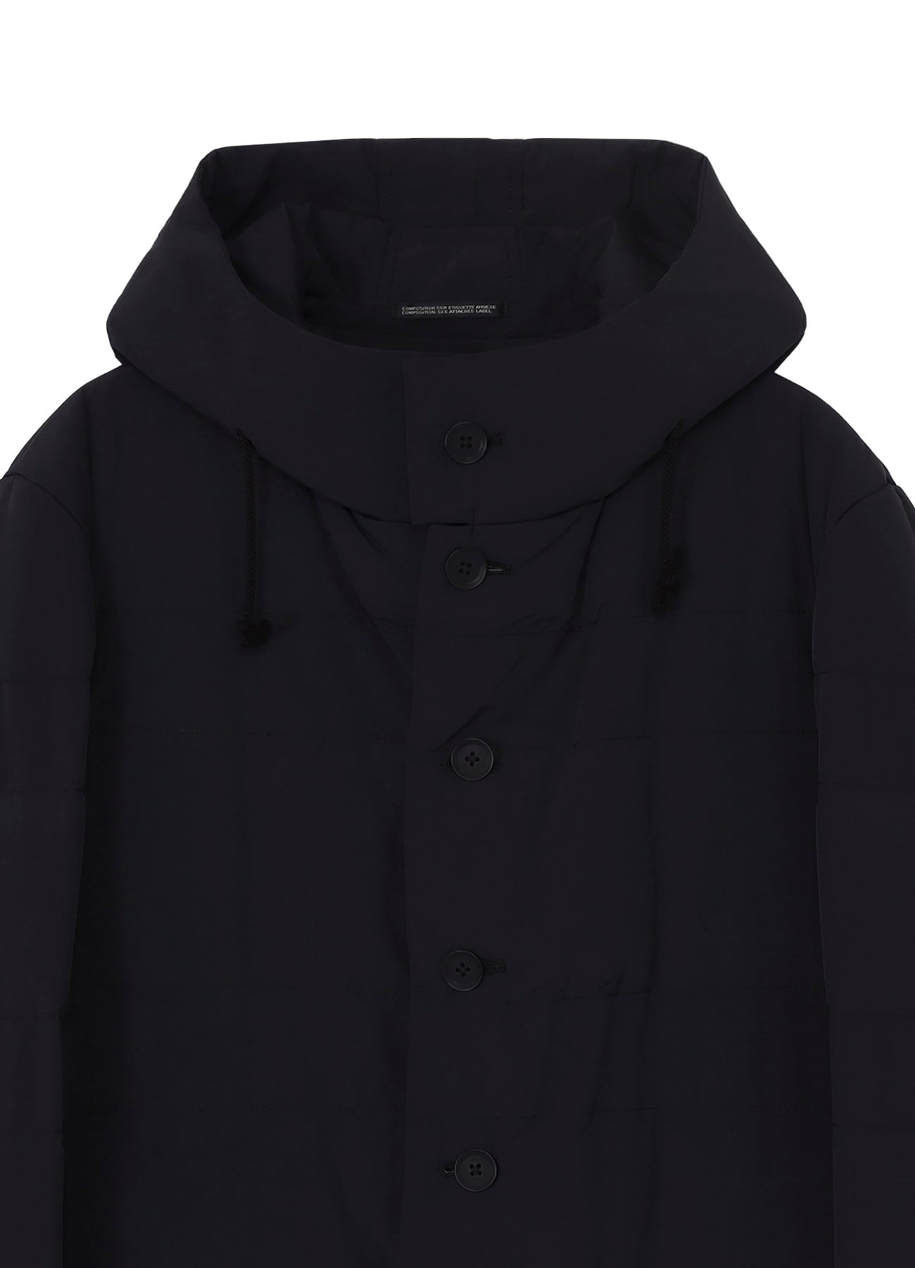 RE NYLON TUSSER PADDED FOODED COAT