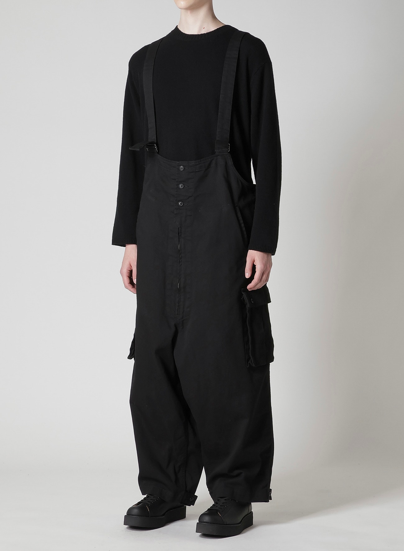 BS KATSURAGI WORK OVERALLS(XS Black): Yohji Yamamoto POUR