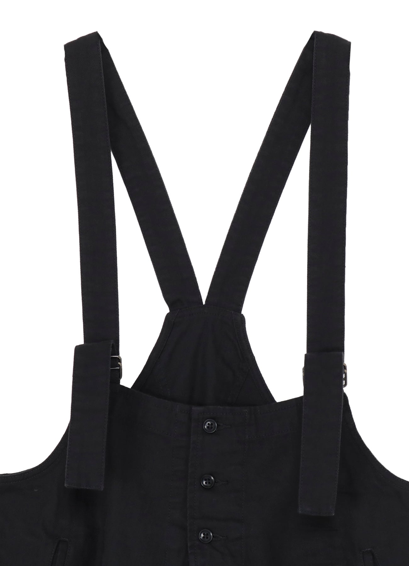 BLACK SCANDAL HERRINGBONE WORK OVERALLS